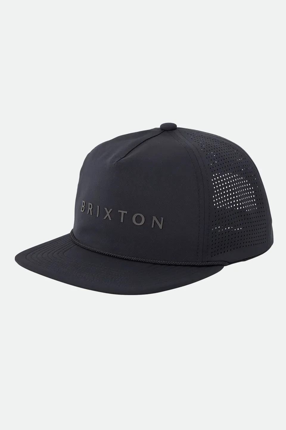 brixton-alpha-journey-cap-schwarz-verstellbar-polyester image 1