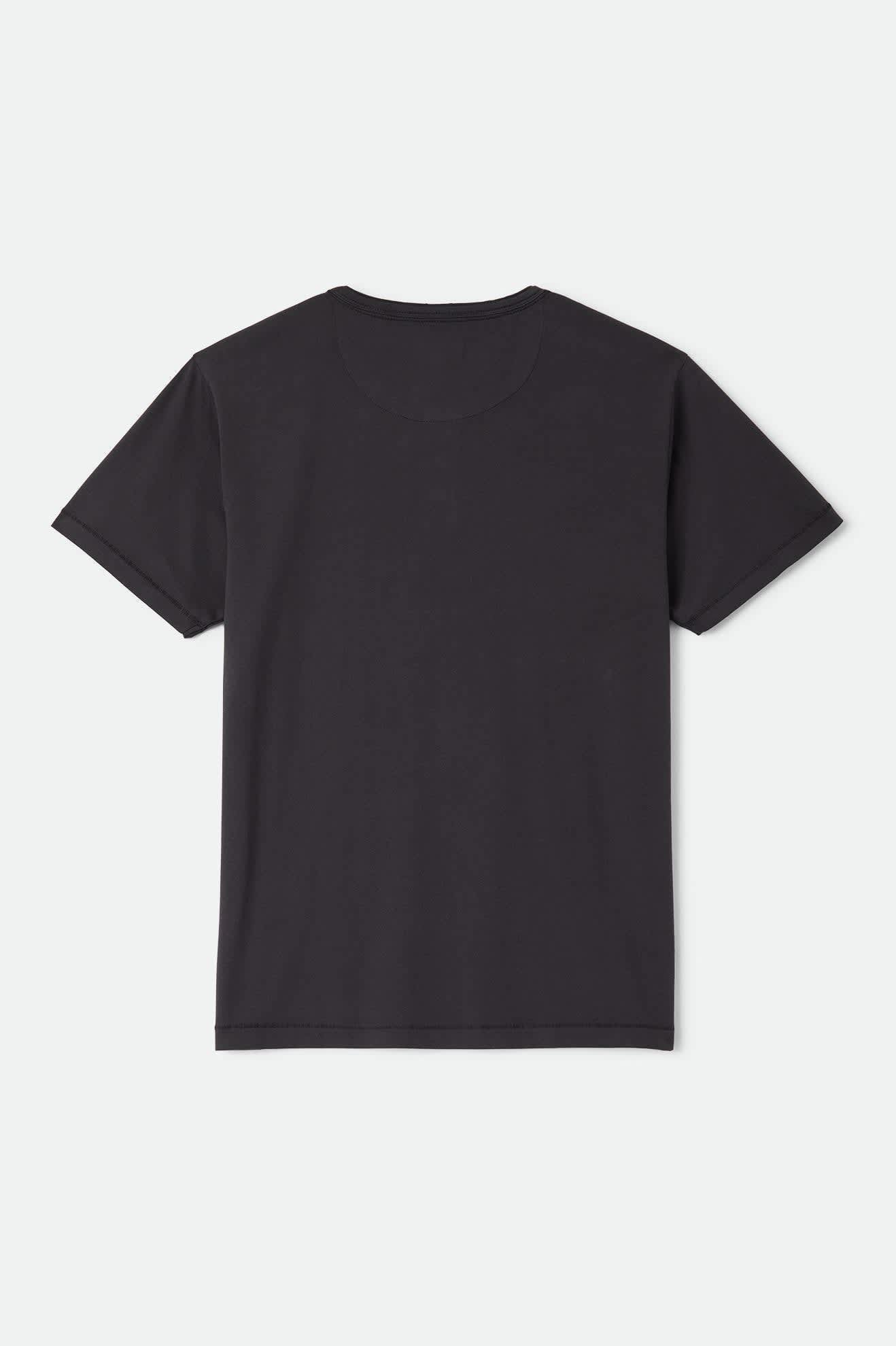 brixton-baseline-henley-t-shirt-schwarz-baumwolle image 6