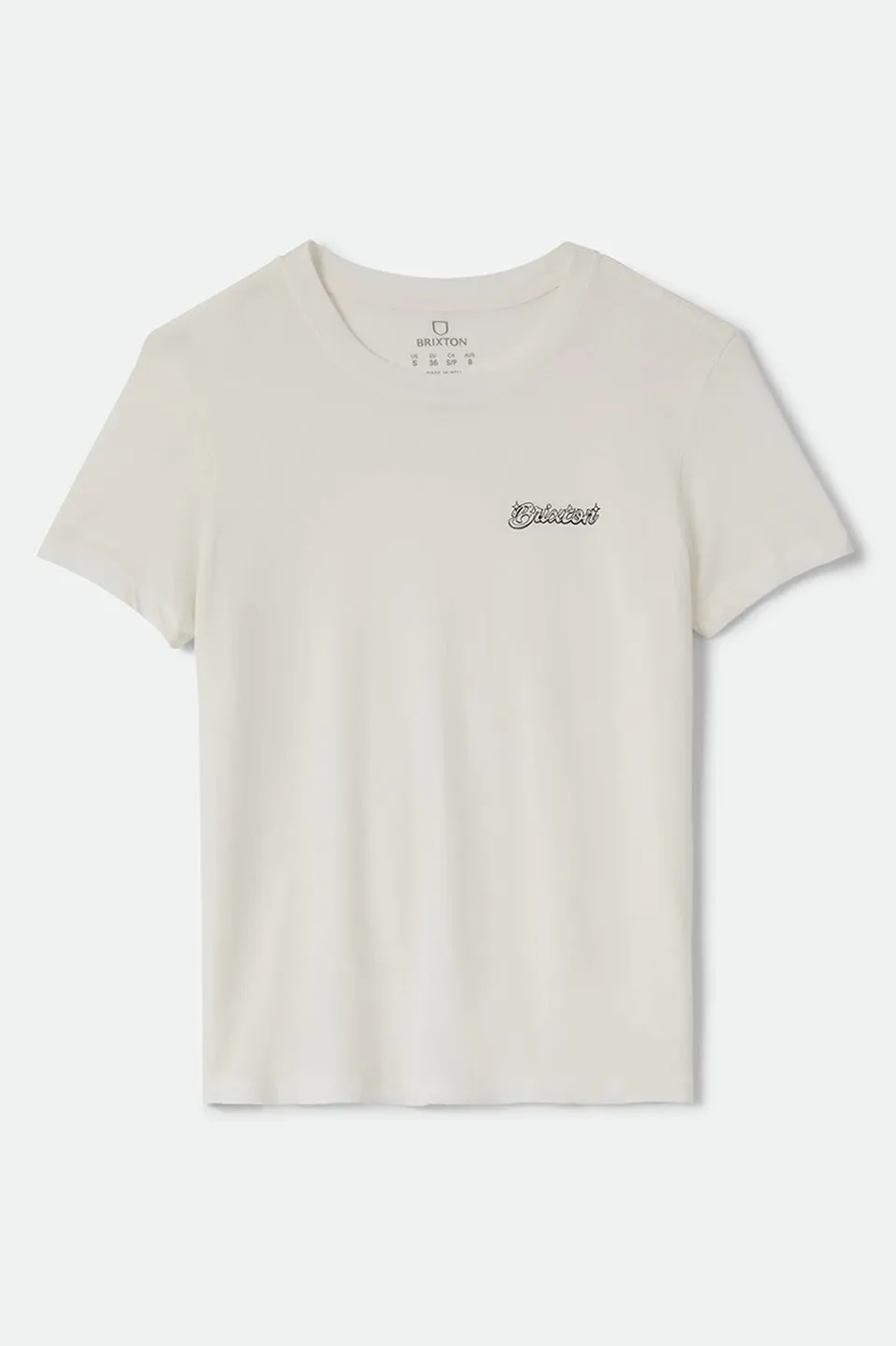 brixton-pinned-slim-crew-t-shirt-off-white-baumwolle image 1