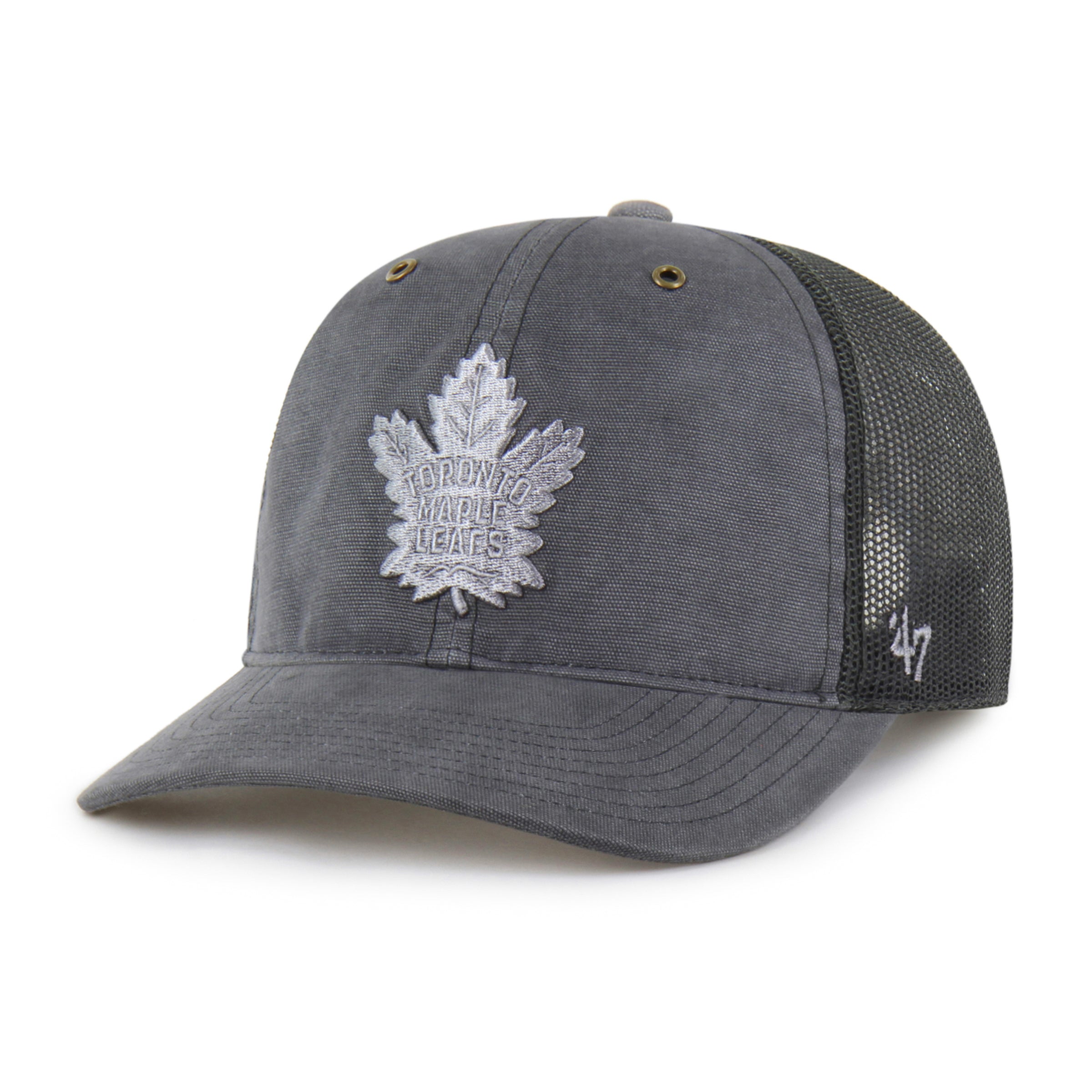 47-trucker-toronto-maple-leafs-cap-carhartt-shadow-snapback image 4