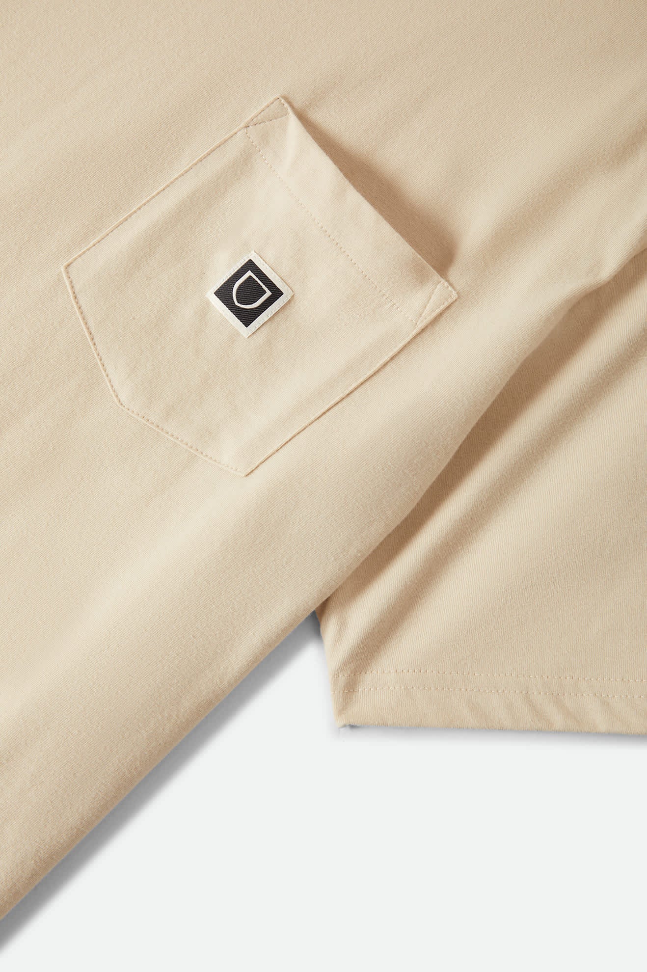 brixton-beta-shield-pocket-t-shirt-cream-baumwolle image 3
