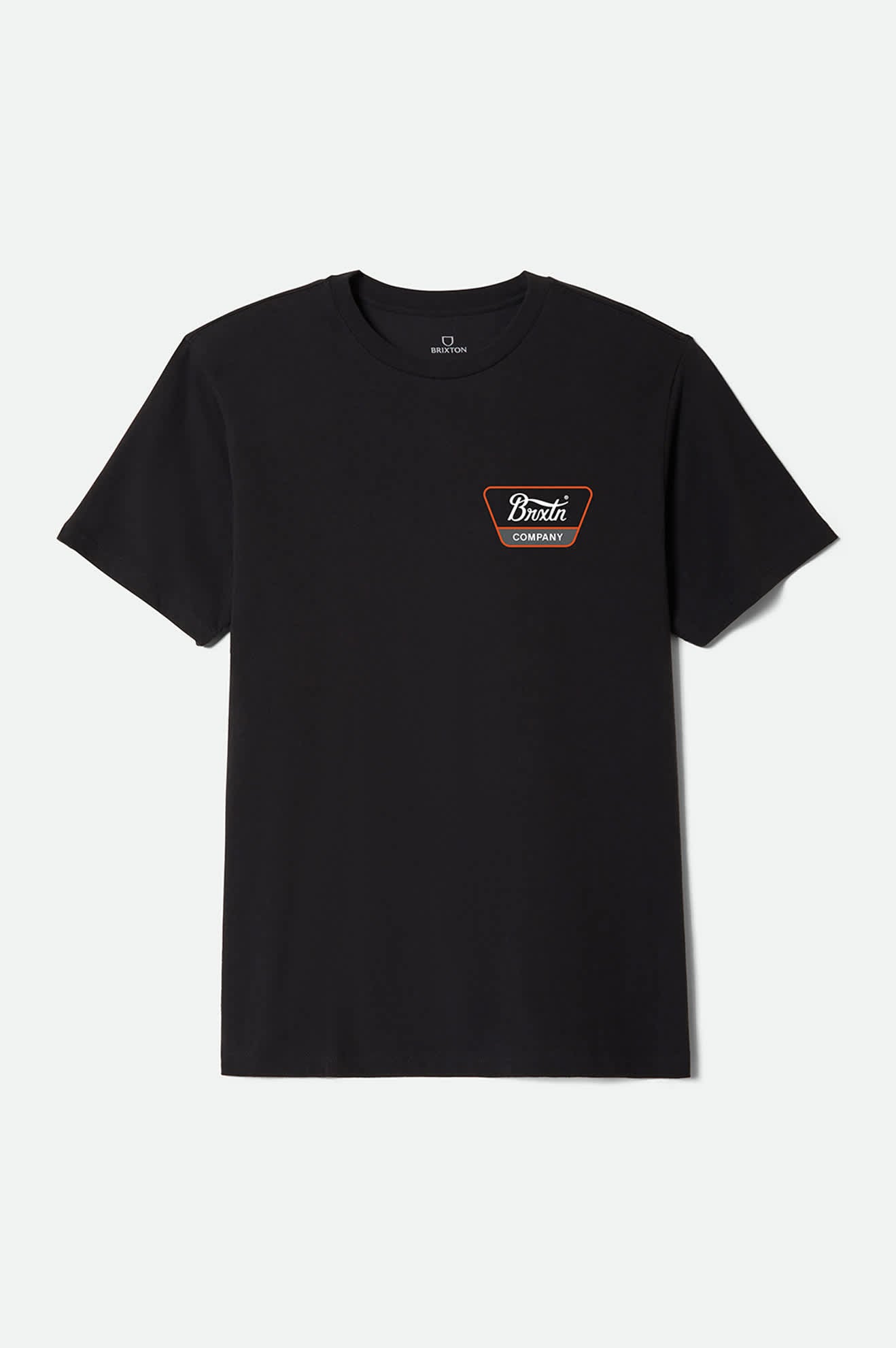 brixton-linwood-t-shirt-black-white-orange image 1
