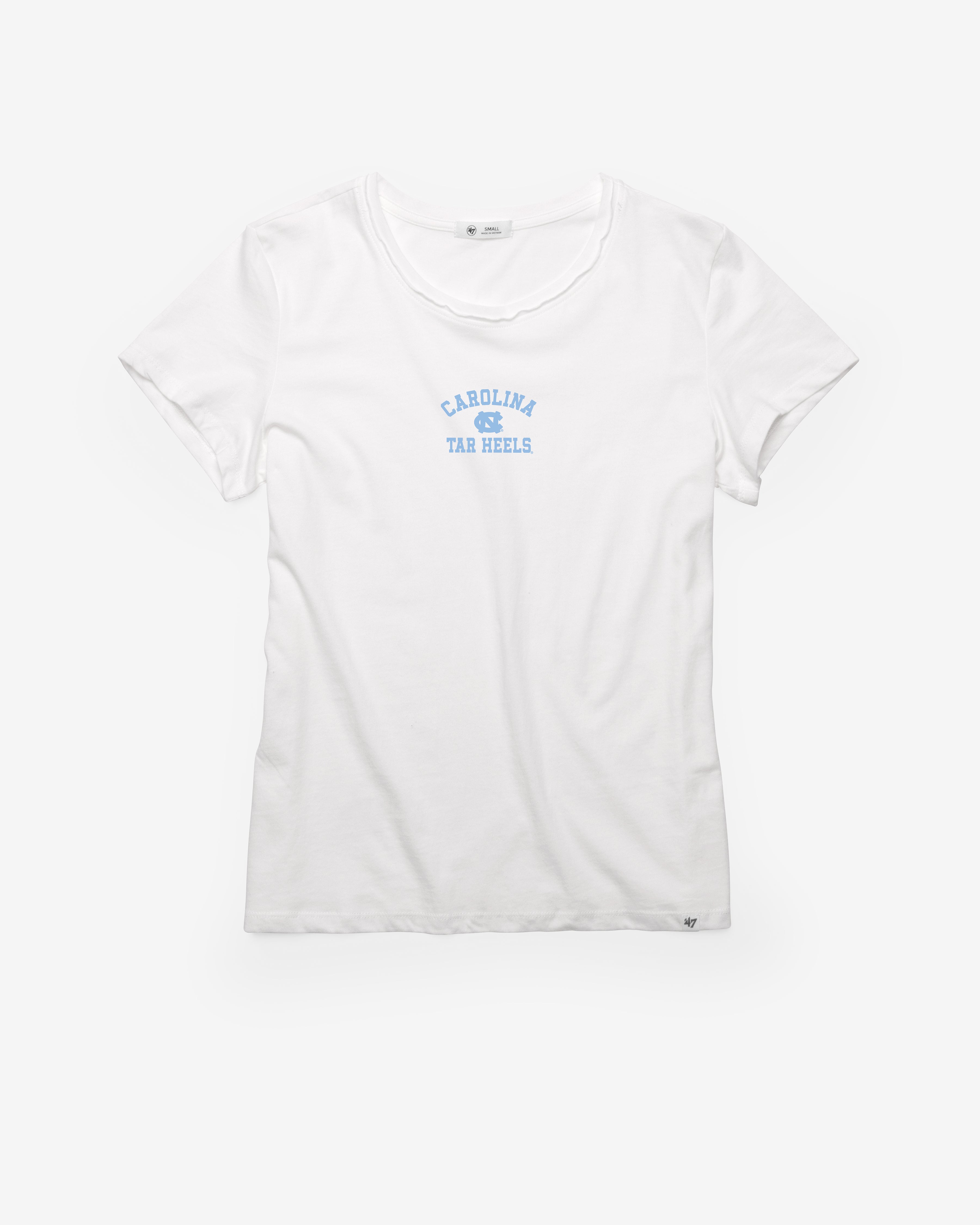 47-brand-unc-frankie-t-shirt-damen-white-wash-baumwolle image 1