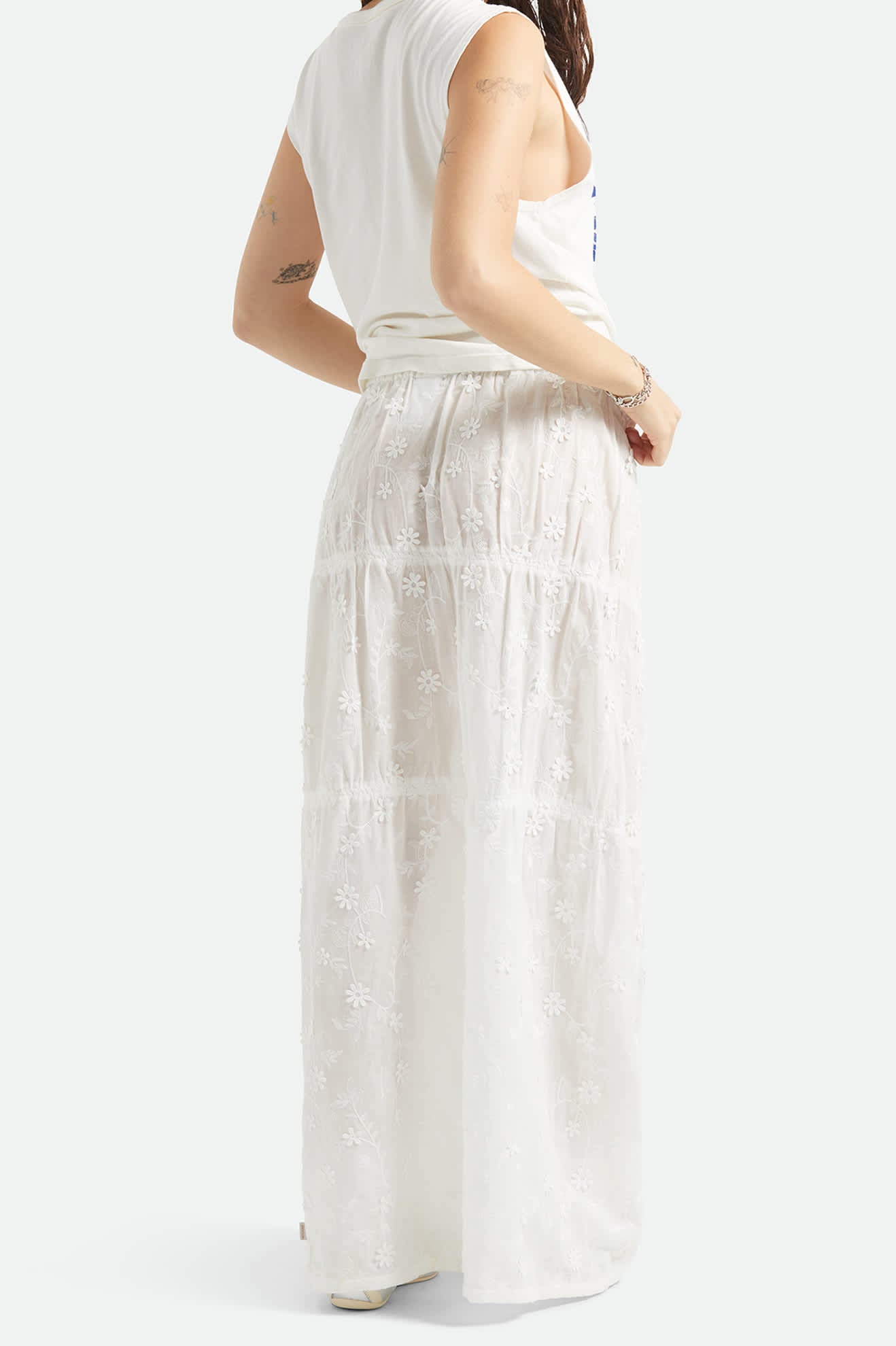 brixton-abigail-skirt-rock-off-white-floral-baumwolle-3d-blumen image 6