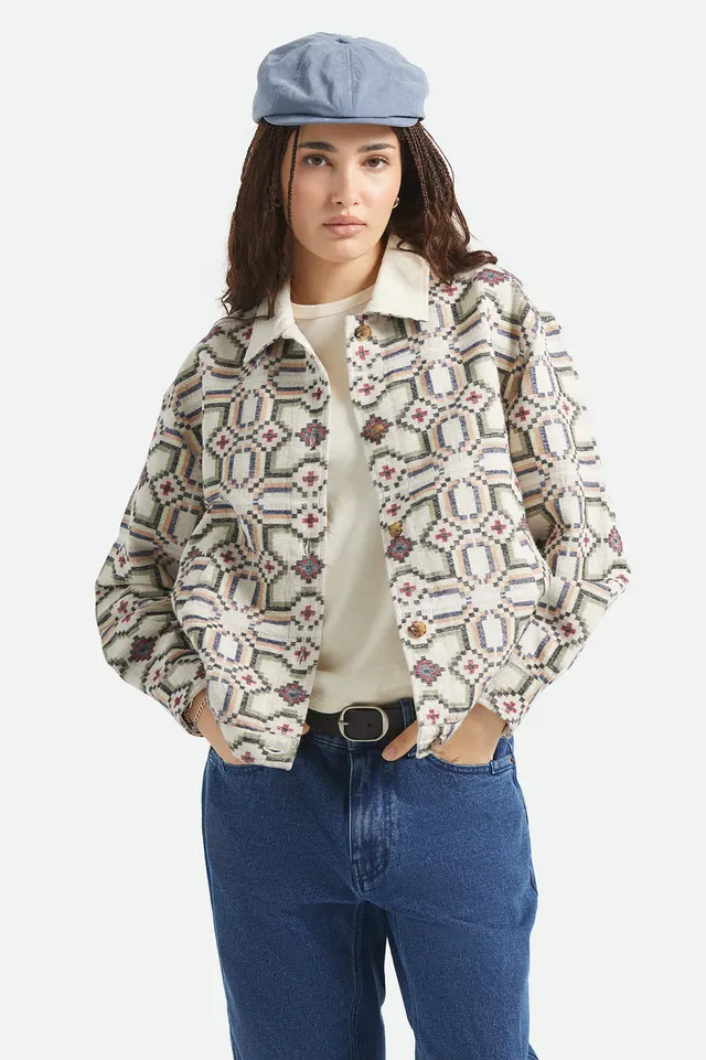 brixton-alfama-jacke-digi-tile-flanell-leicht image 1