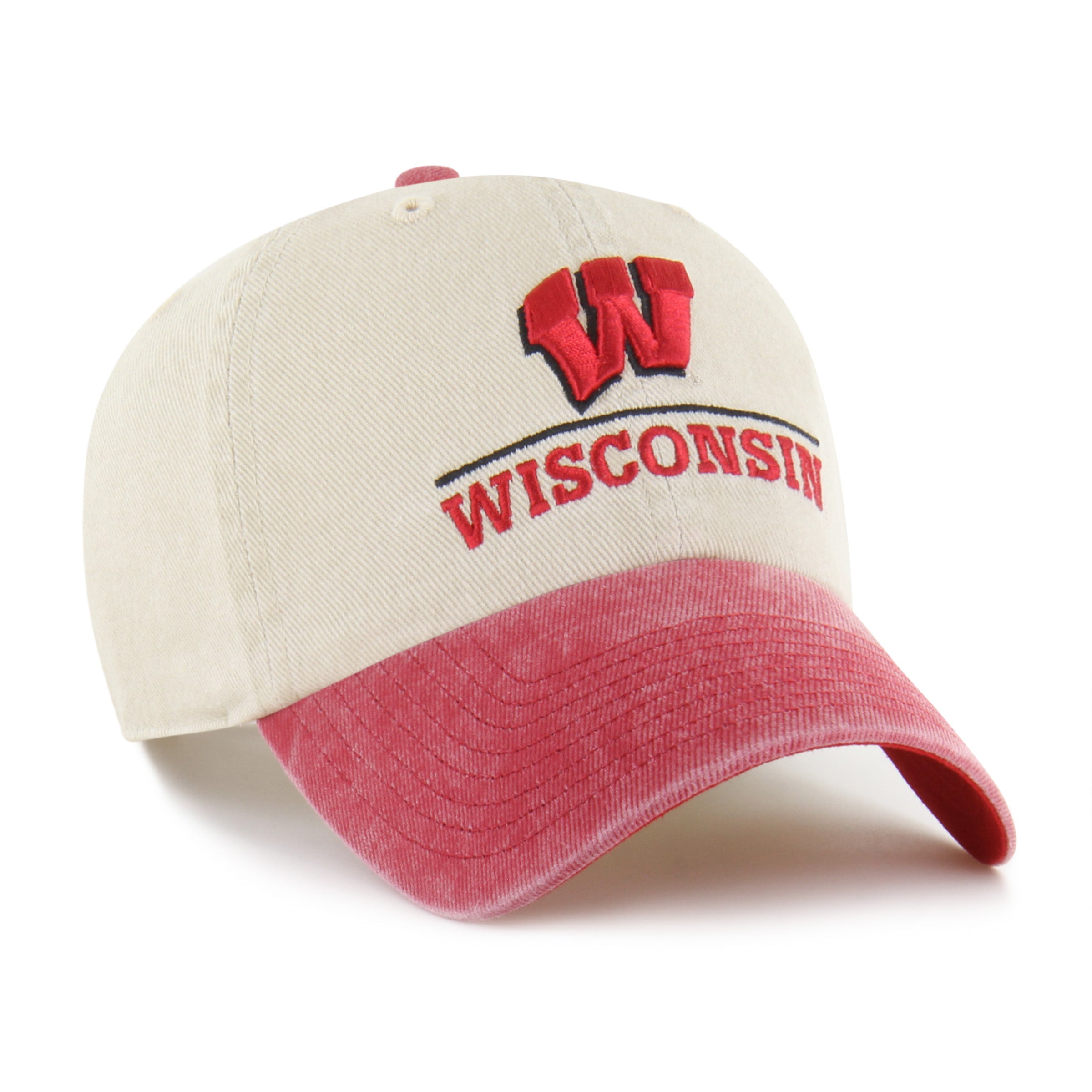 47-clean-up-wisconsin-badgers-two-tone-cap-mojave image 3