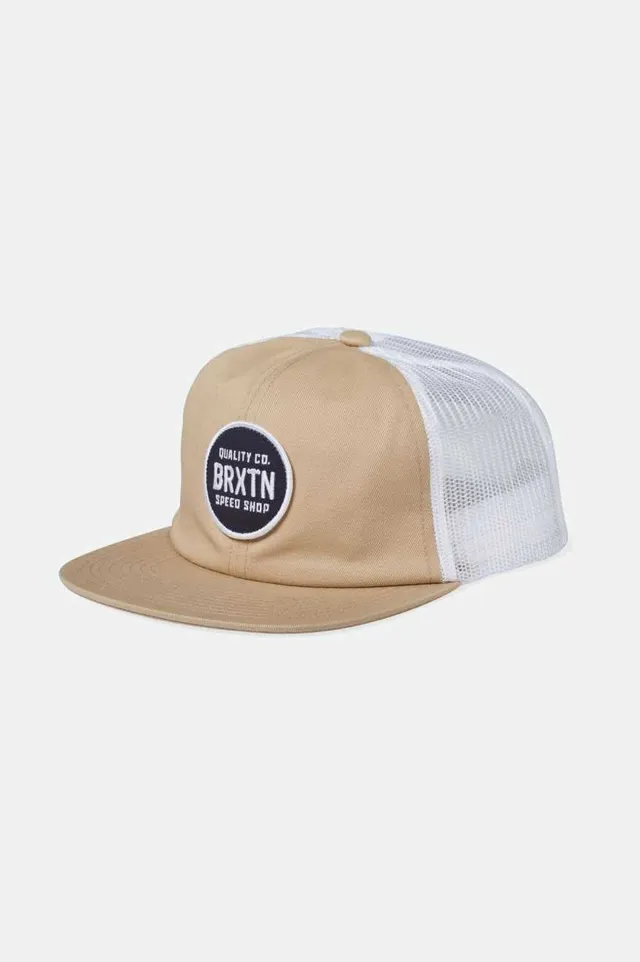 brixton-gateway-netplus-trucker-cap-sand image 1