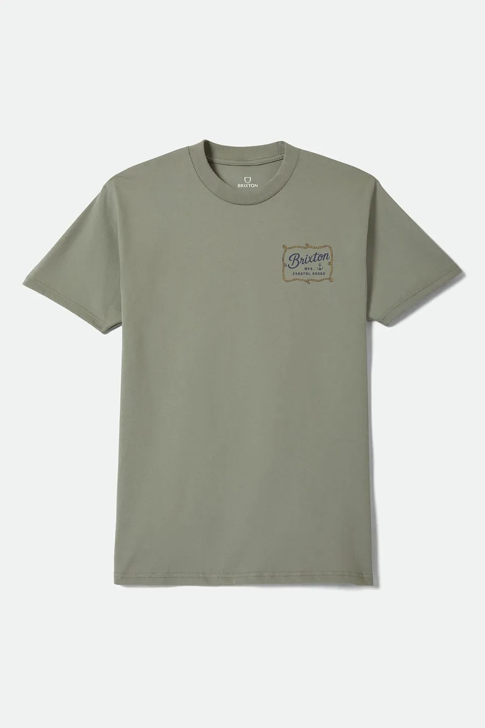 brixton-anchor-standard-t-shirt-desert-sage-standard-fit image 1