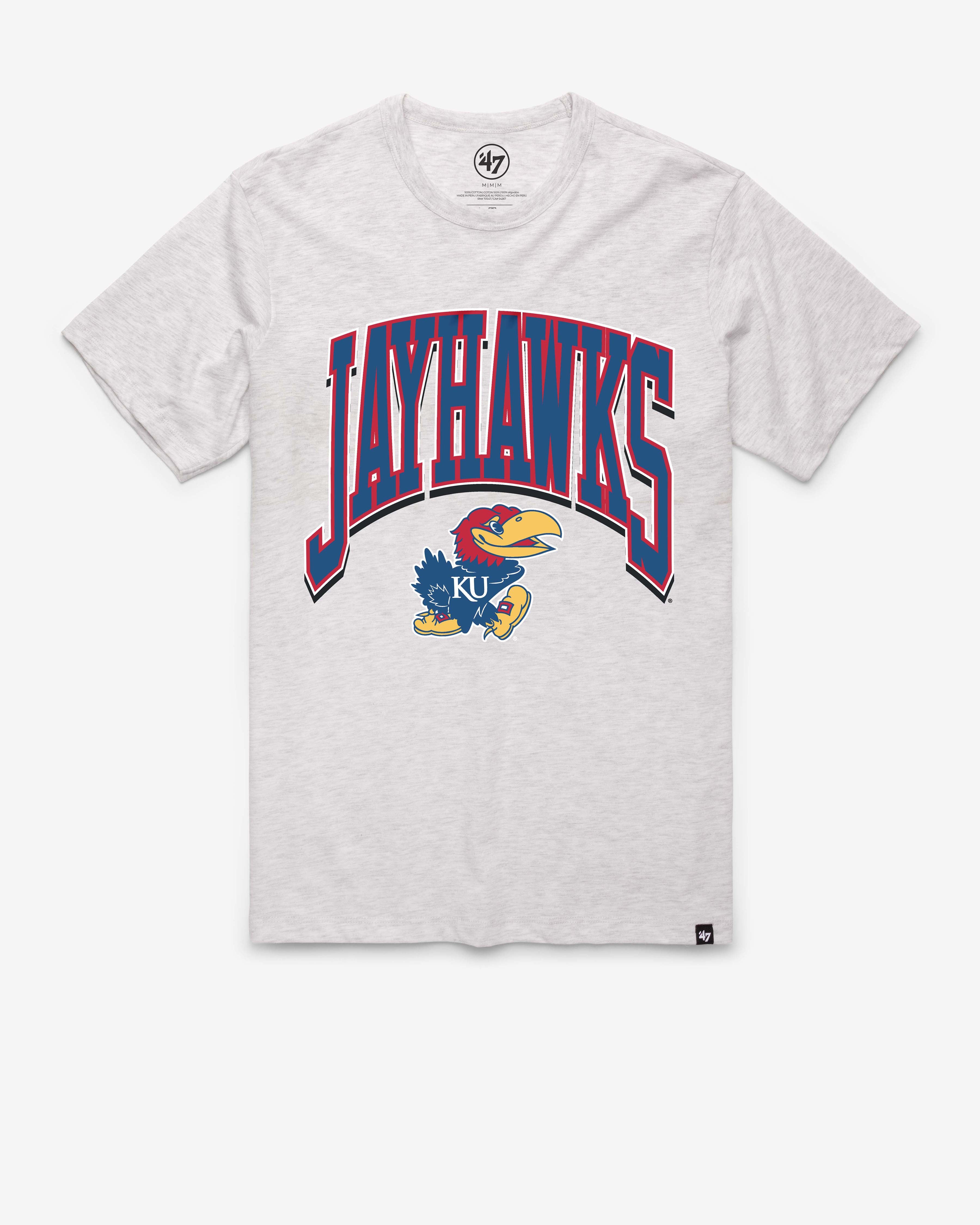 47-franklin-tee-kansas-jayhawks-t-shirt-relay-grey image 1