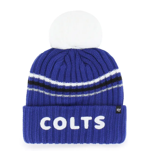 47-brand-knits-indianapolis-colts-fuzzy-script-beanie-royal image 1