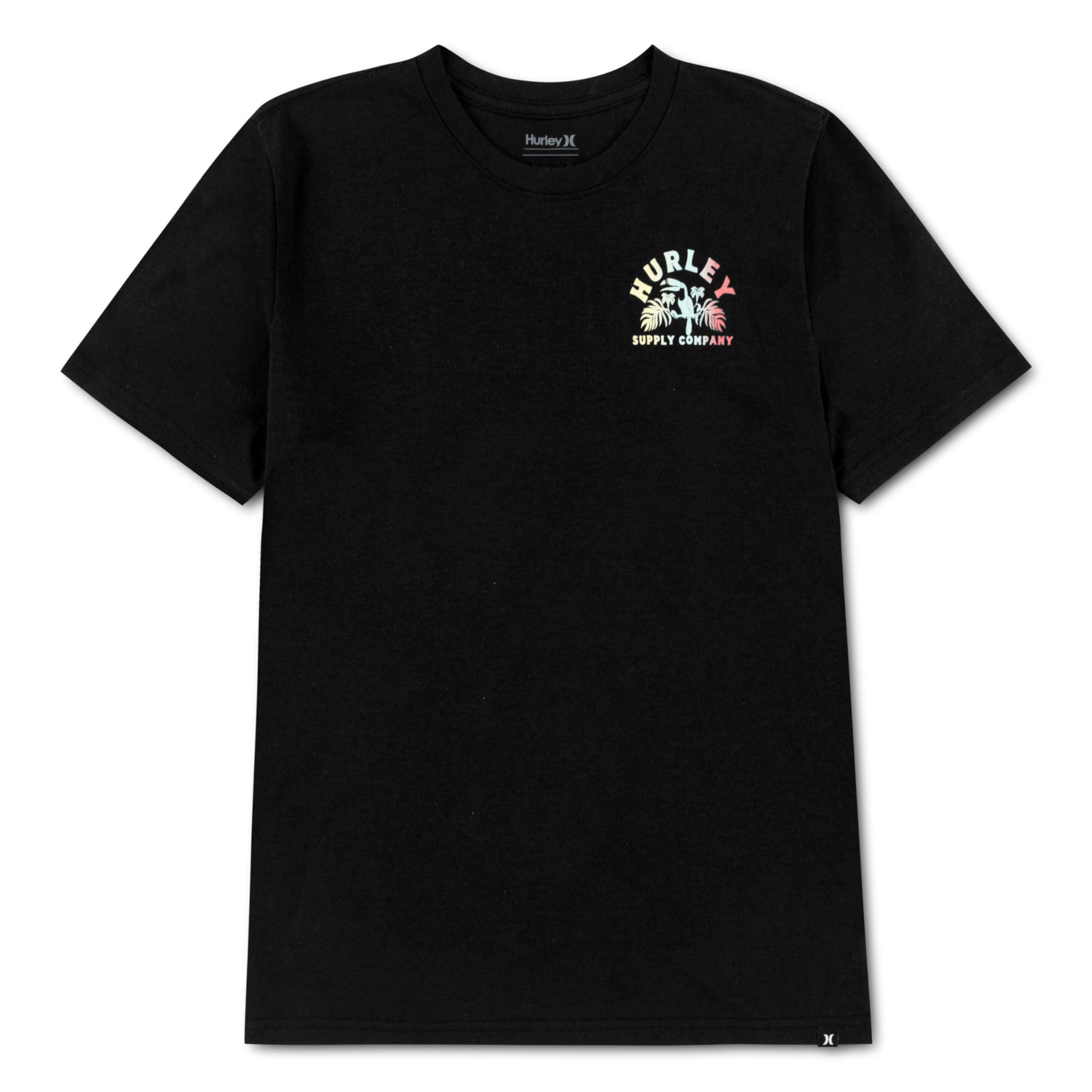 hurley-89134-grafik-t-shirt-kinder-8-10-jahre-kurzarm image 1