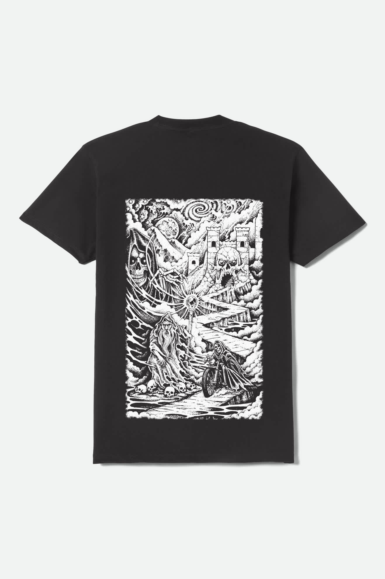 brixton-hourglass-t-shirt-black-baumwolle-print image 2