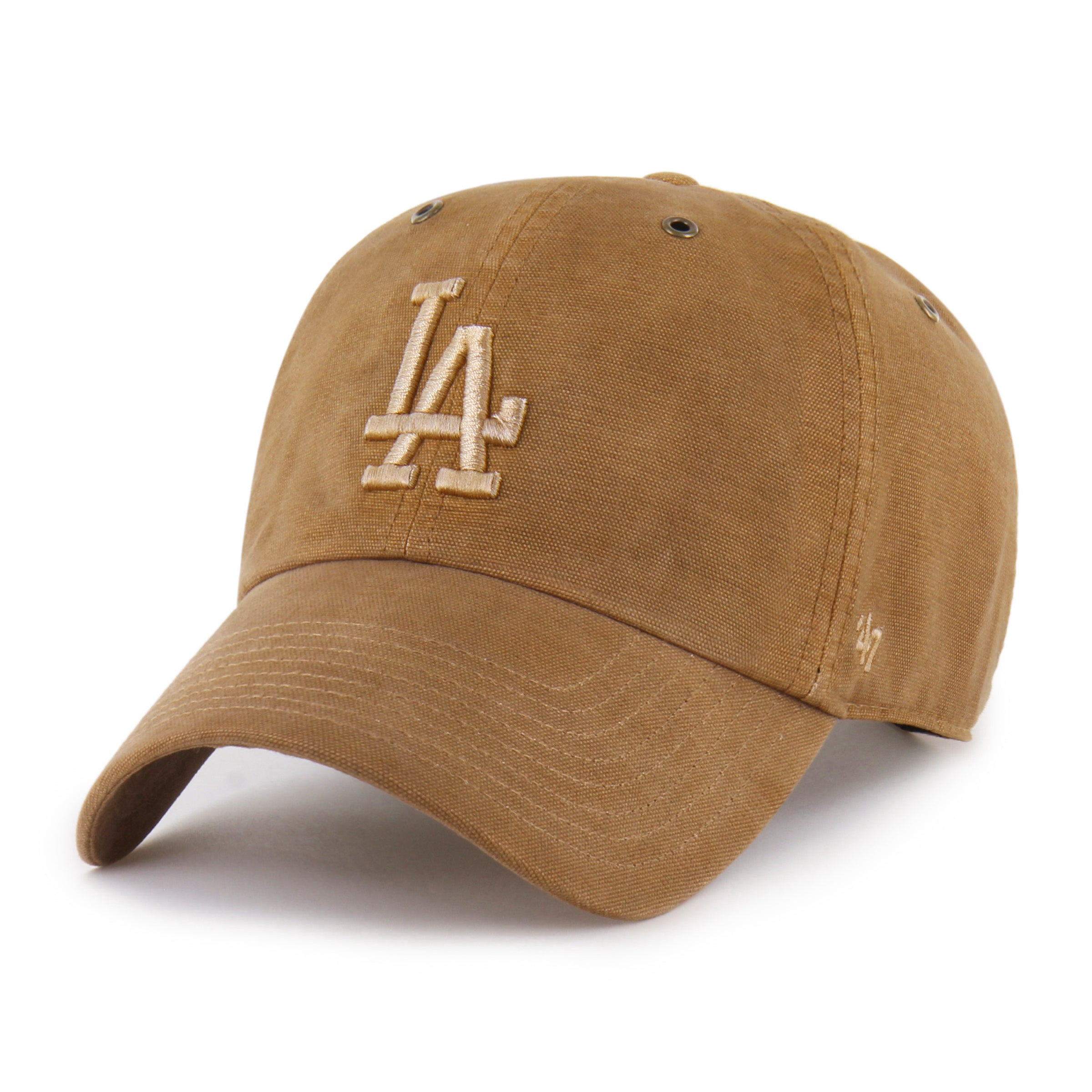 47-brand-clean-up-los-angeles-dodgers-cap-braun-carhartt image 4