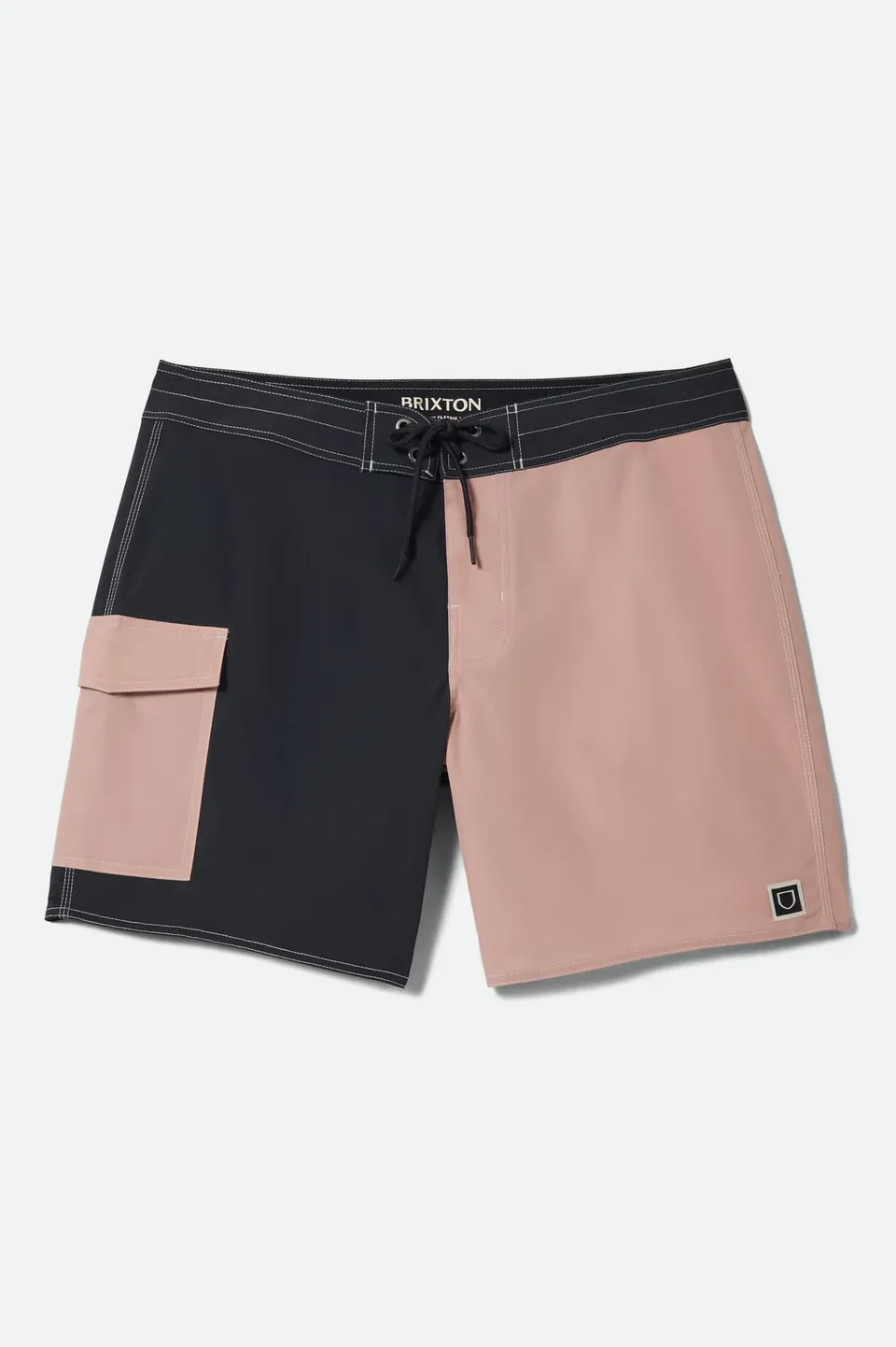brixton-classic-trunk-17-boardshorts-schwarz image 1