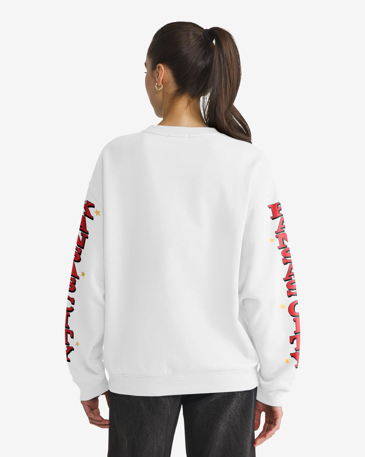 47-brand-chiefs-thunderous-damen-crew-white-wash image 2