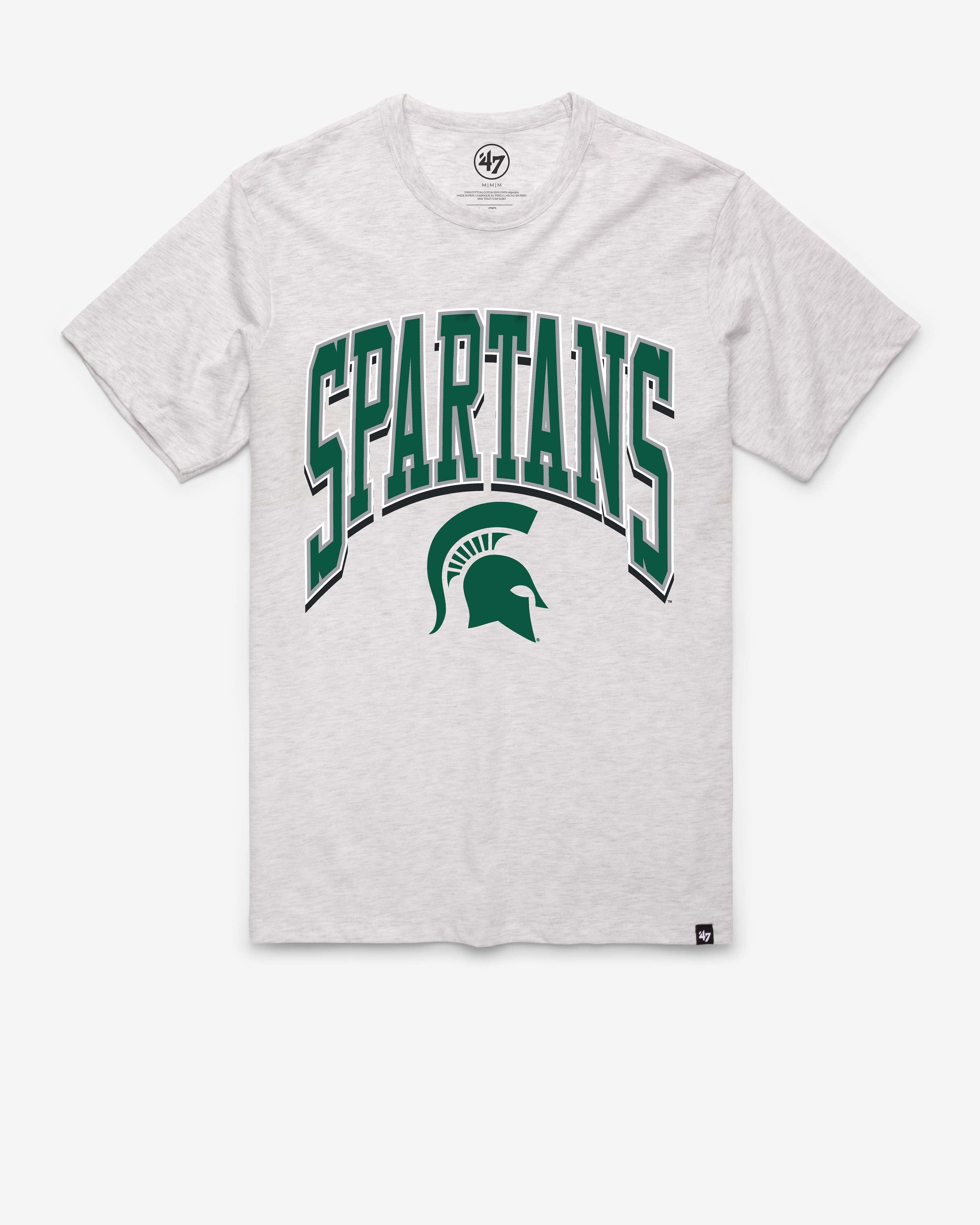 47-franklin-tee-michigan-state-spartans-t-shirt-relay-grey-vintage image 1