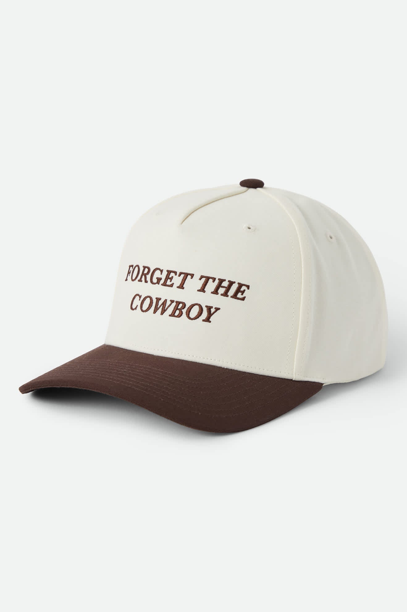 brixton-forget-cowboy-netplus-snapback-chocolate image 1