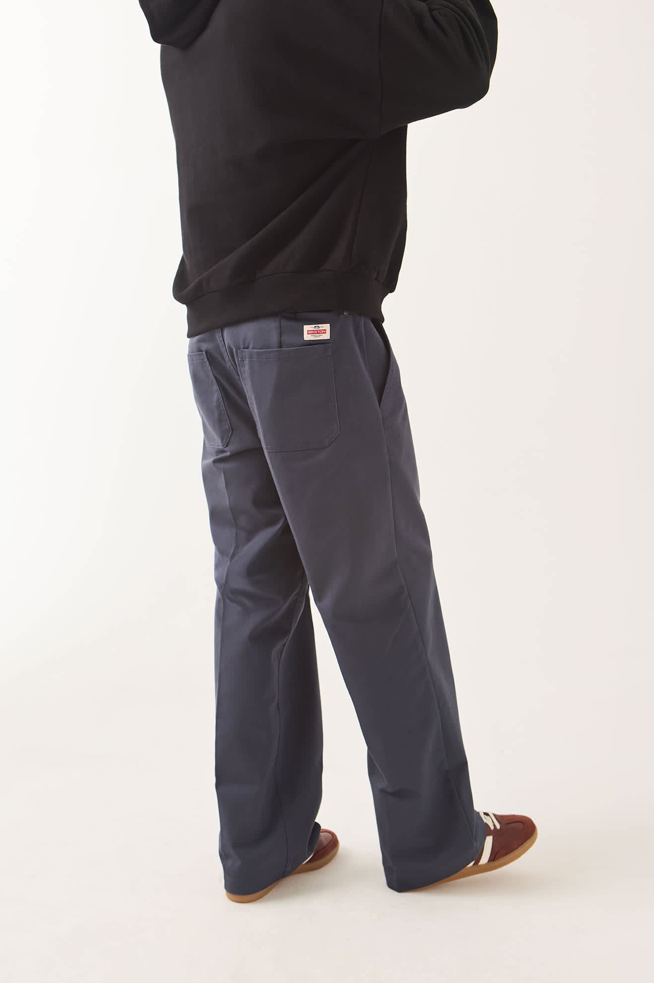 brixton-trademark-chino-hose-washed-navy-blau image 7