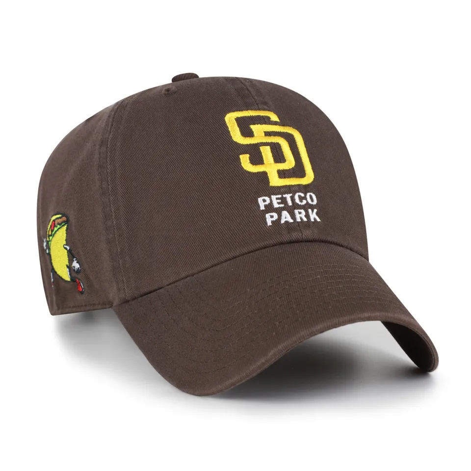 47-clean-up-bite-zone-baseball-cap-brown-padres image 1