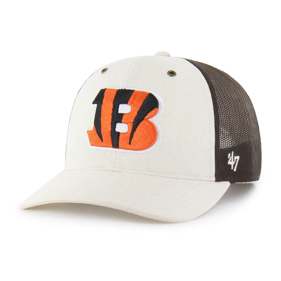 47-brand-47-trucker-carhartt-undyed-cap-bengals-natural-osf image 1