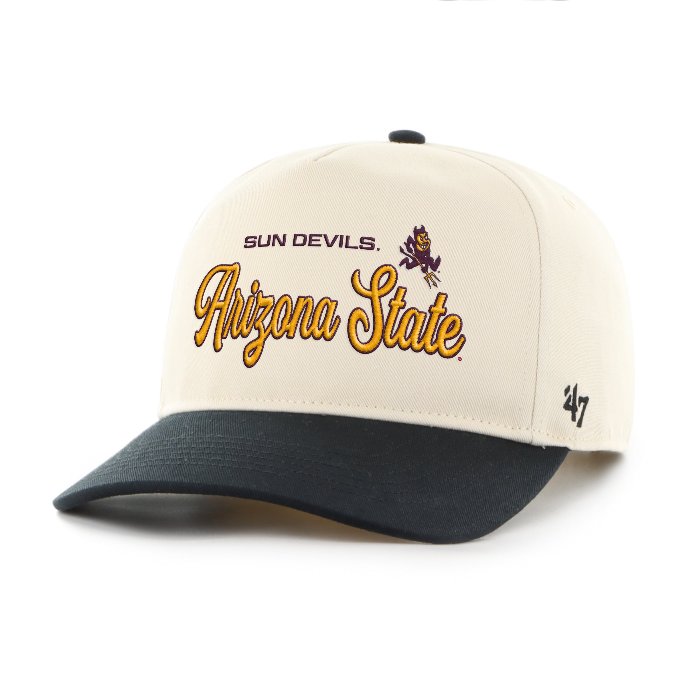 47-brand-47-hitch-arizona-state-sun-devils-cap-natural-snapback image 1
