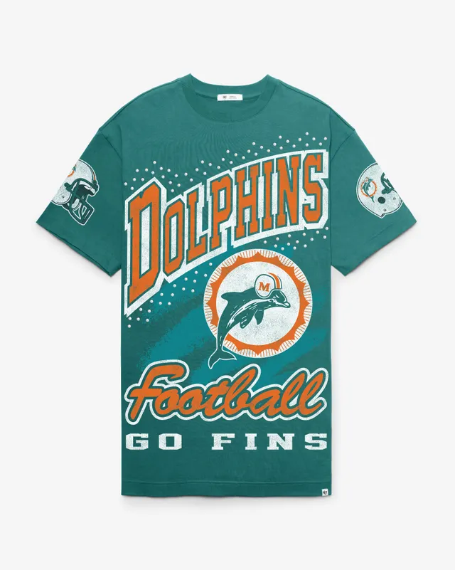 47-brand-foundation-tee-miami-dolphins-gemstone-swash-t-shirt-kleid-teal image 1