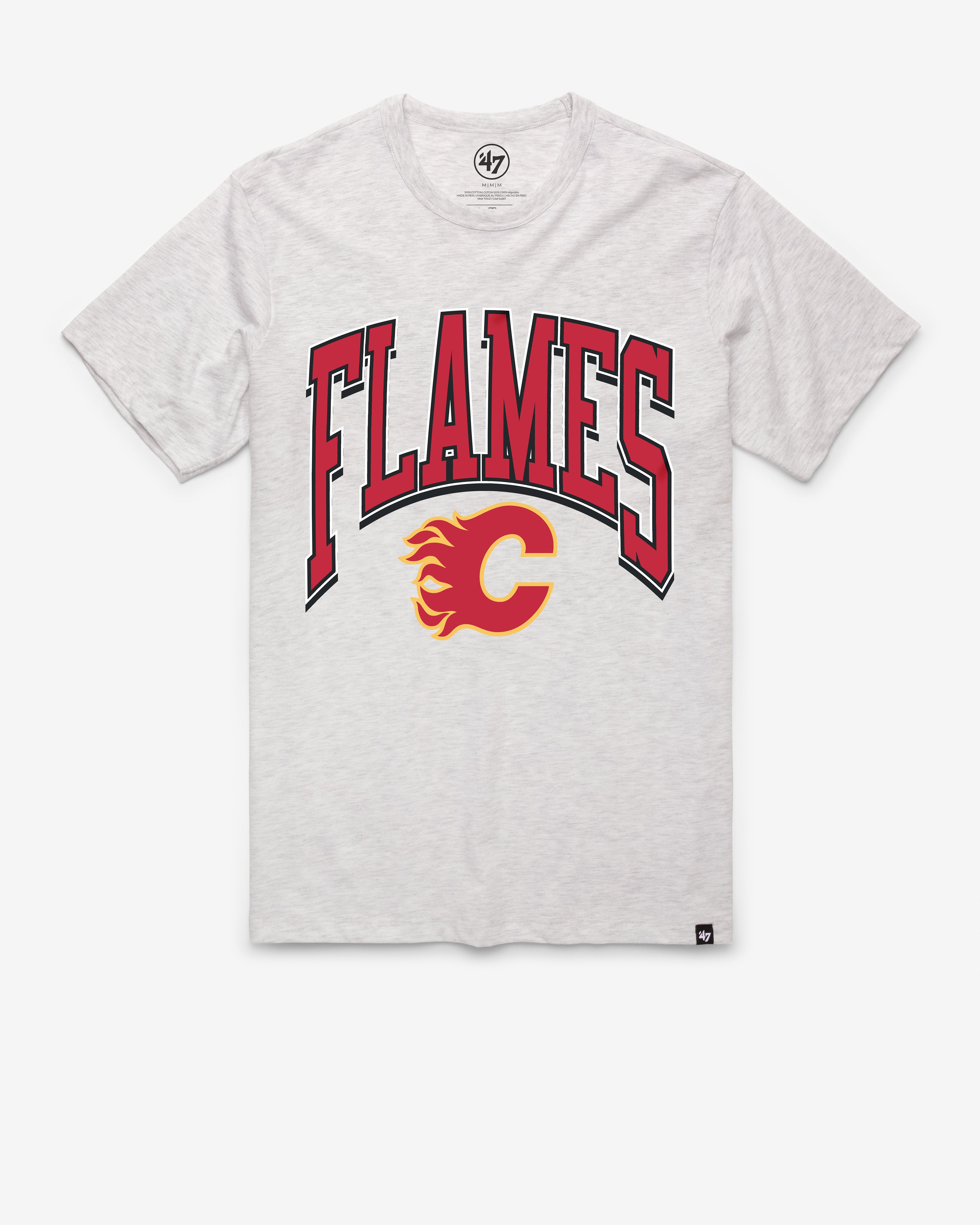47-franklin-calgary-flames-t-shirt-relay-grey-baumwolle image 1