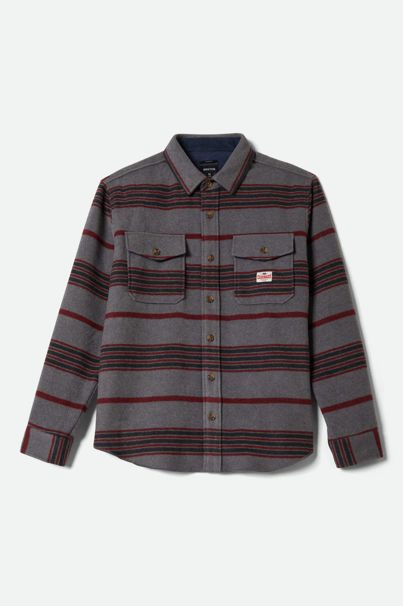 brixton-altered-threads-overshirt-multi-blanket-stripe image 1