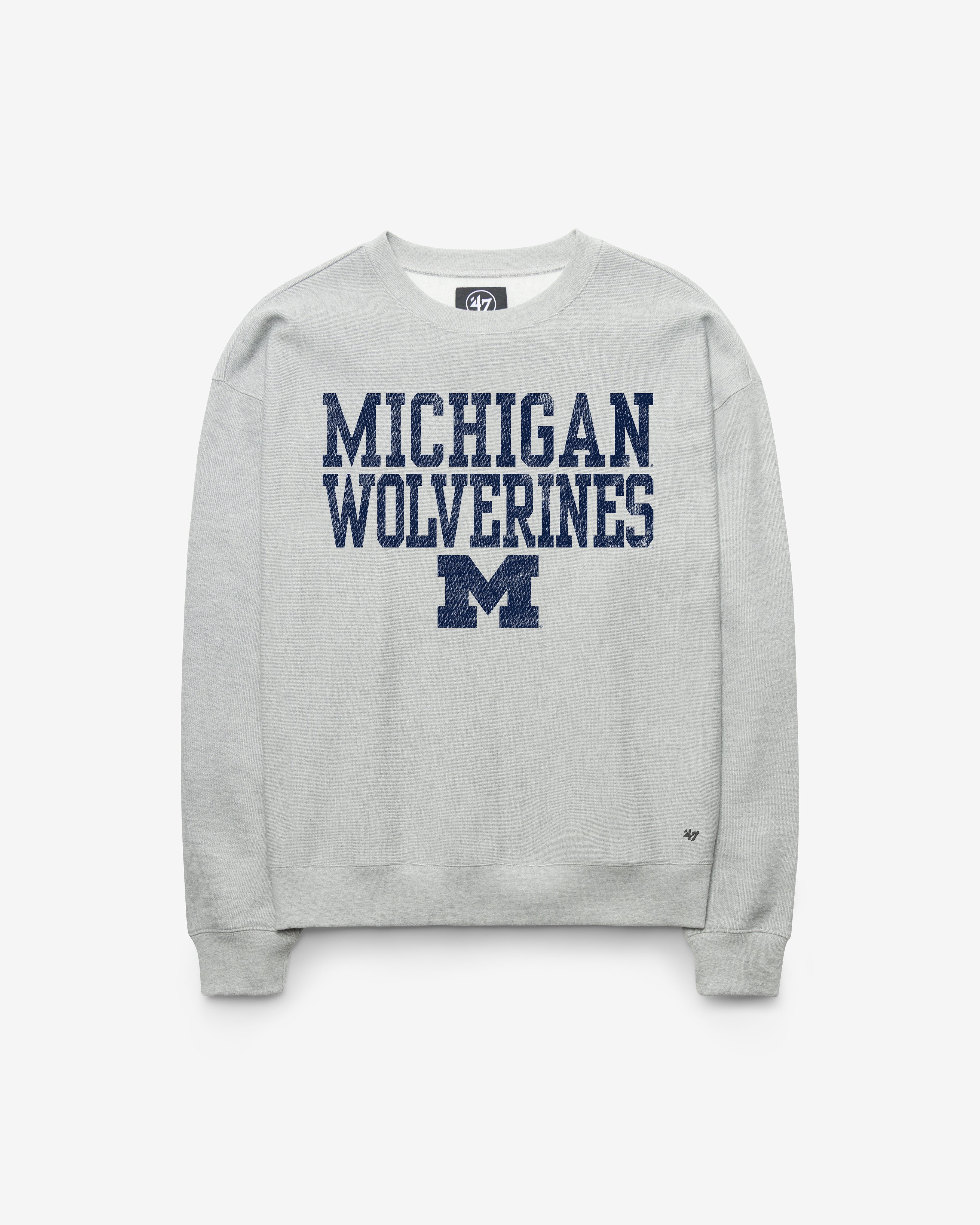 47-brand-campus-stack-foundation-crew-michigan-grau image 1