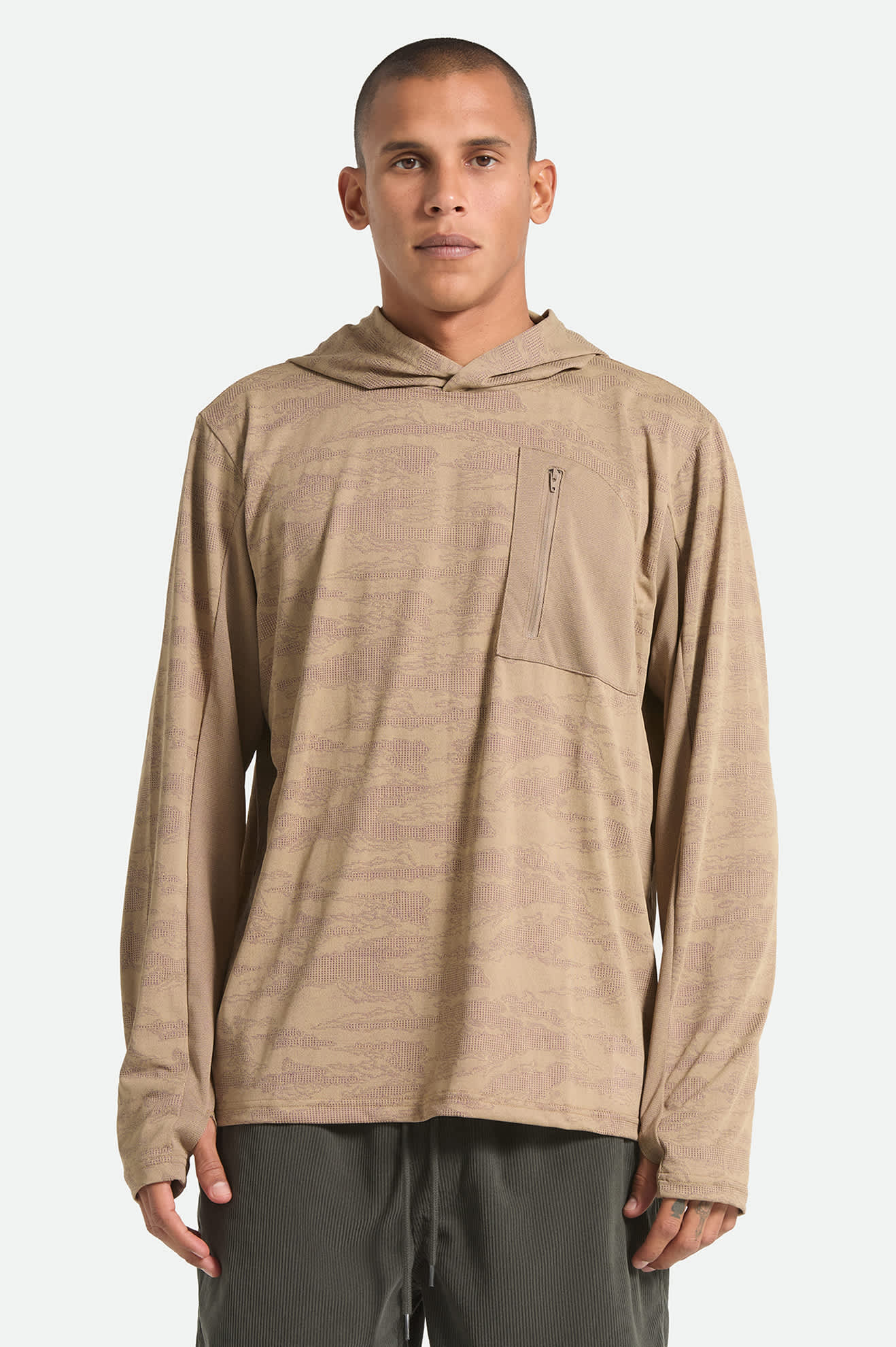 brixton-journey-sun-hoodie-desert-tiger-camo image 2
