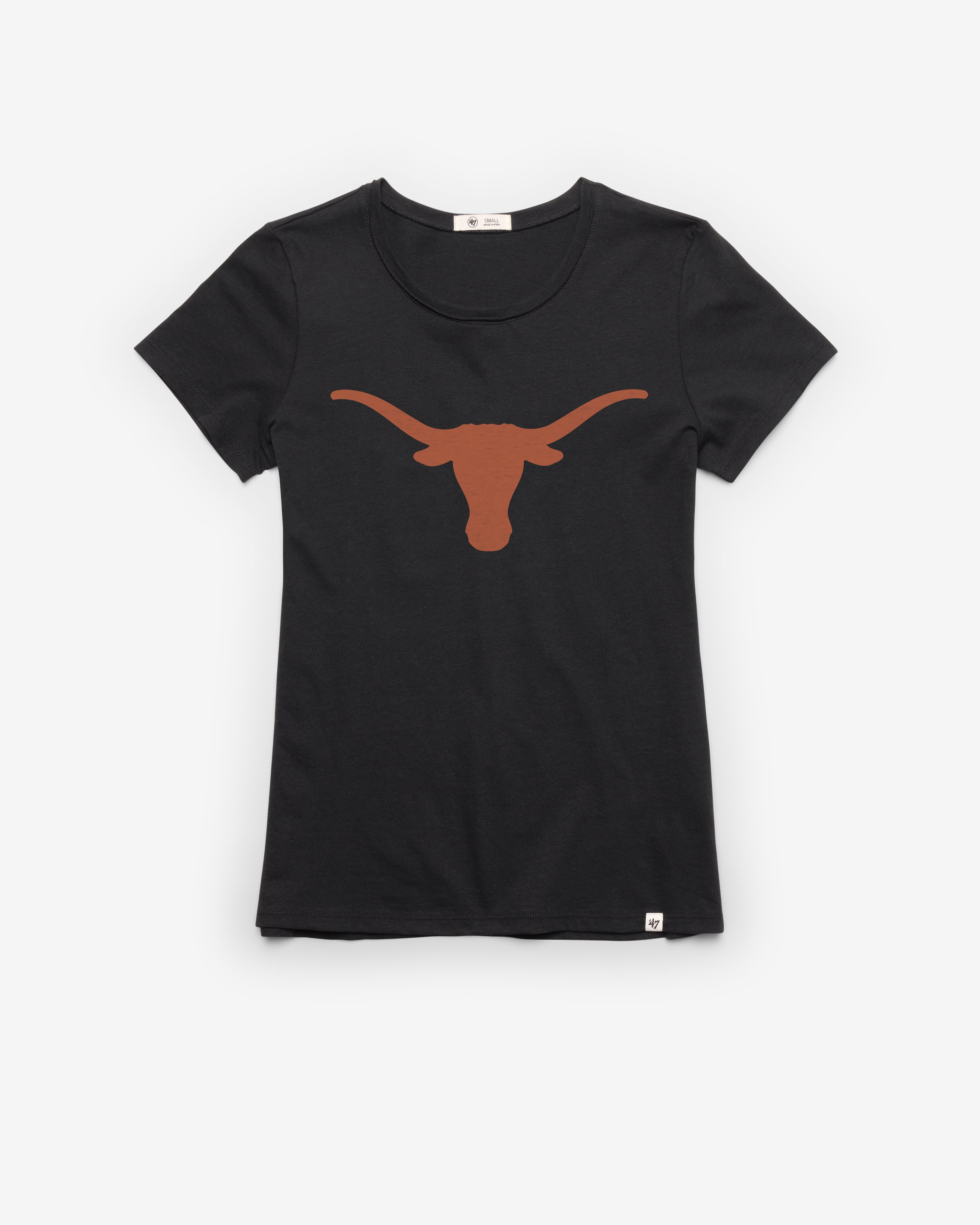 47-foundation-texas-longhorns-frankie-tee-schwarz-damen image 1