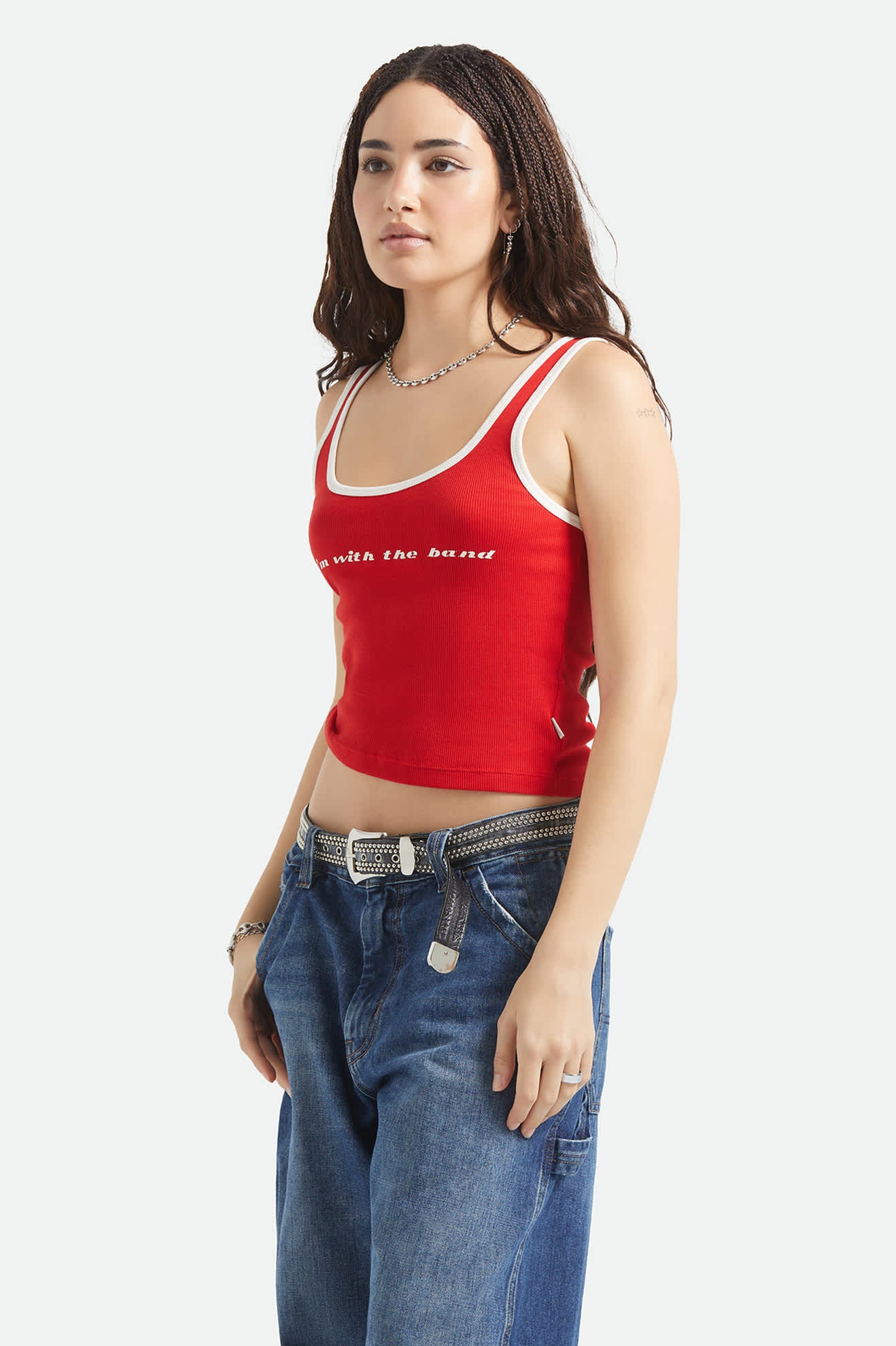 brixton-i-m-with-the-band-ringer-a-tank-tank-top-adrenaline-rush-rot image 6