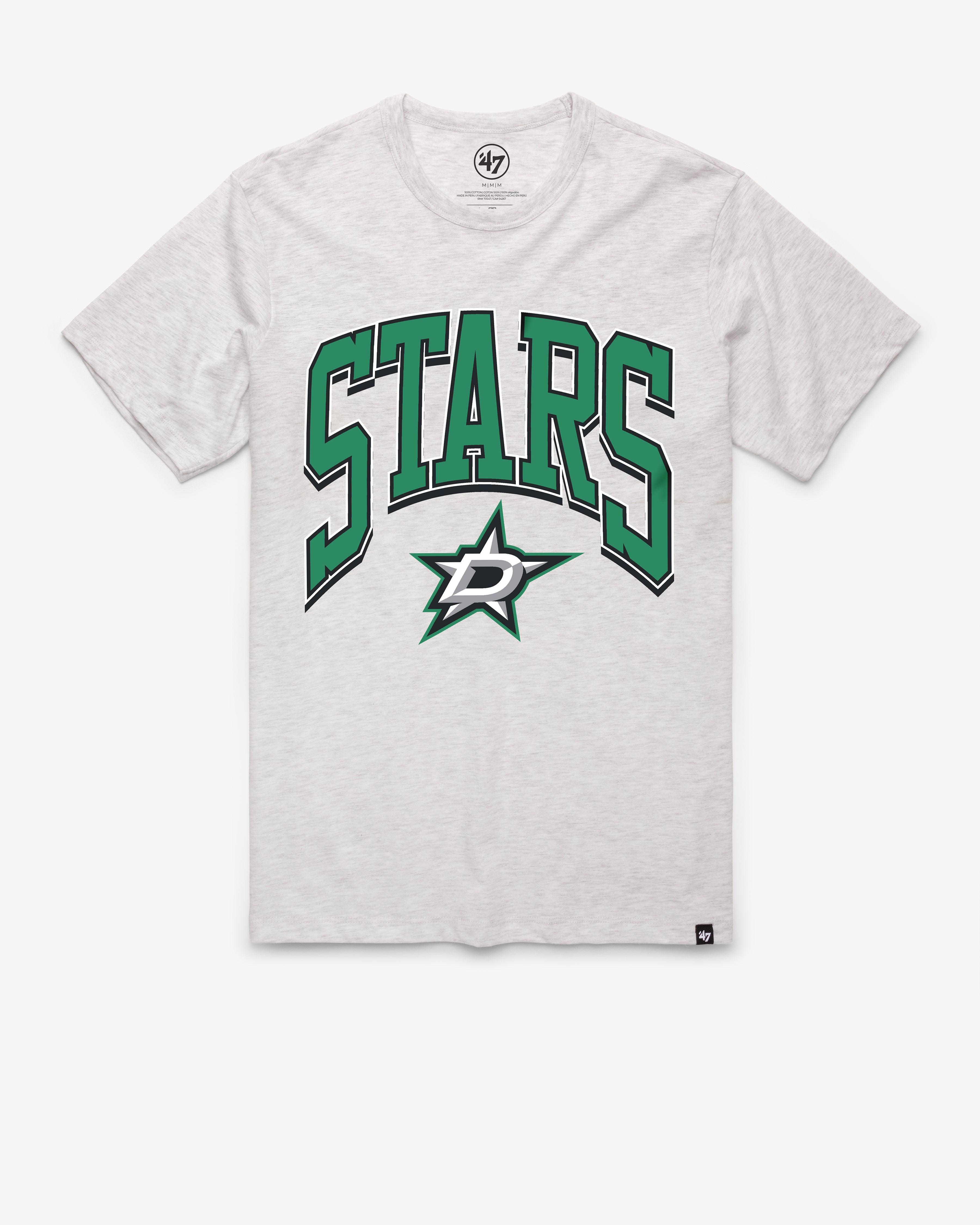 47-brand-dallas-stars-walk-tall-franklin-t-shirt-relay-grey-vintage image 1