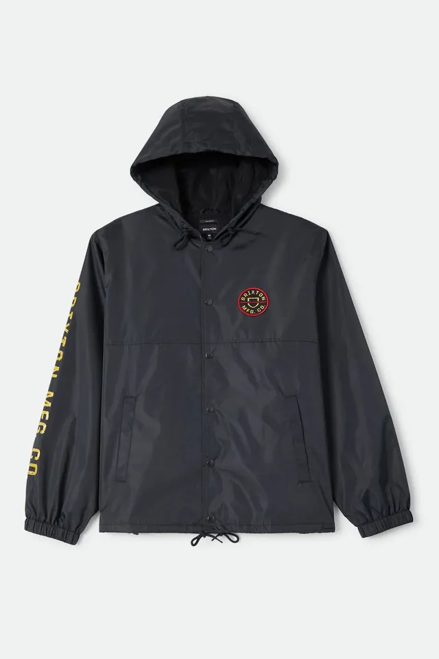 brixton-claxton-leichte-jacke-mit-kapuze-schwarz image 1