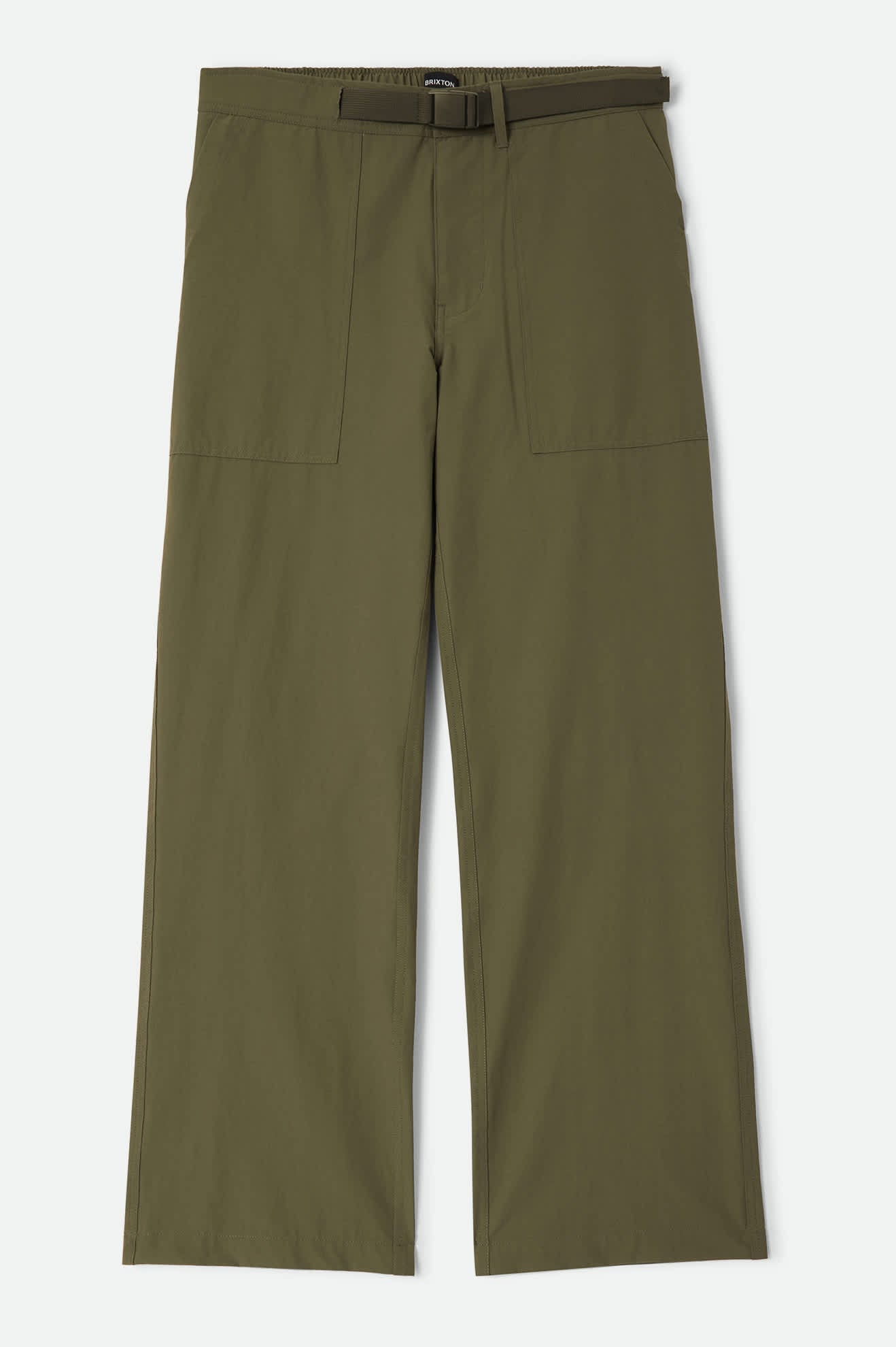 brixton-journey-utility-pant-dark-olive-nylon image 3