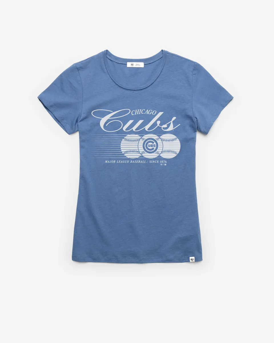 47-brand-chicago-cubs-frankie-t-shirt-damen-cadet-blue-baumwolle image 1