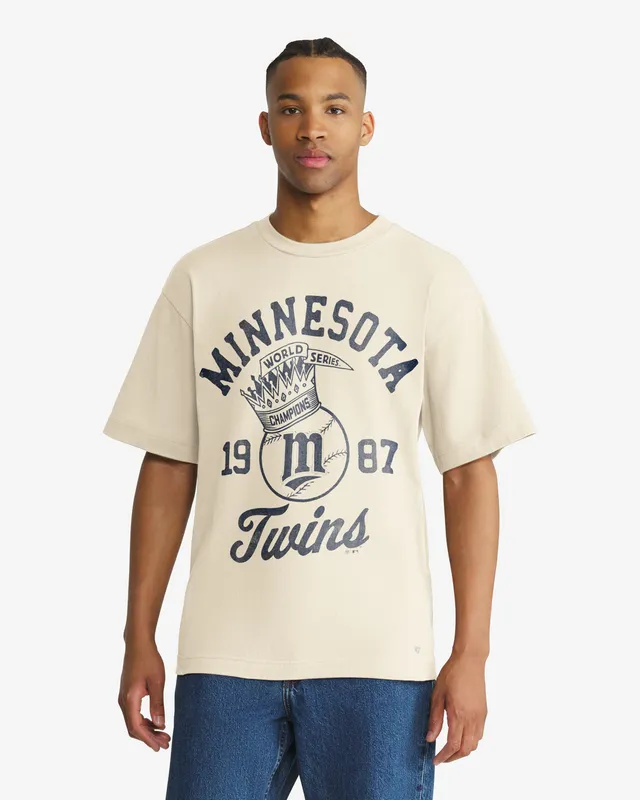47-foundation-twins-cooperstown-crowned-tee-creme-baumwolle image 1