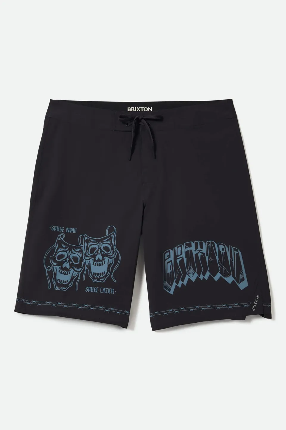 brixton-blitz-boardshort-21-boardshort-black-masks-schnelltrocknend image 1