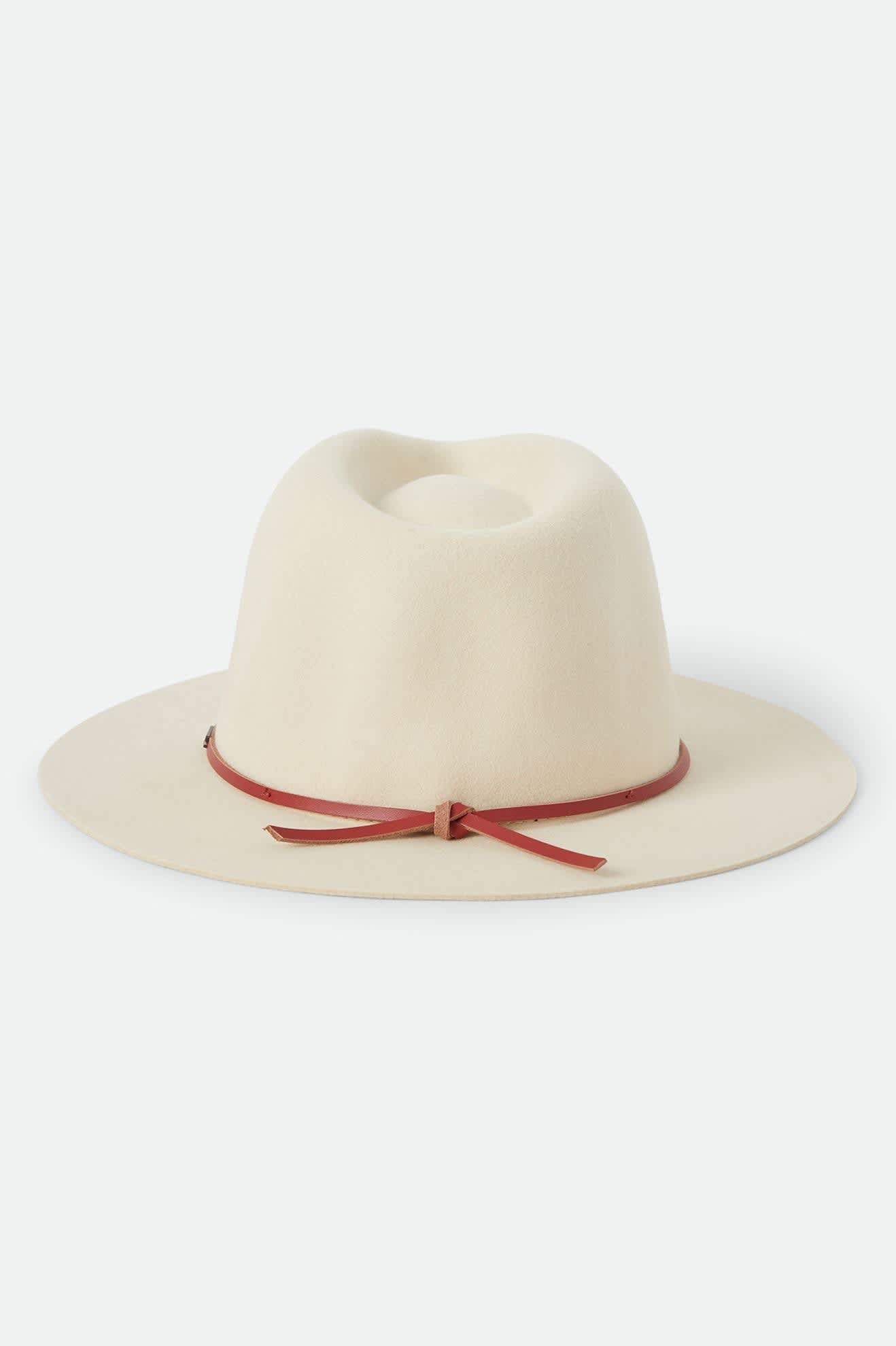 brixton-wesley-fedora-wax-paper-wollfilz-lederband image 2