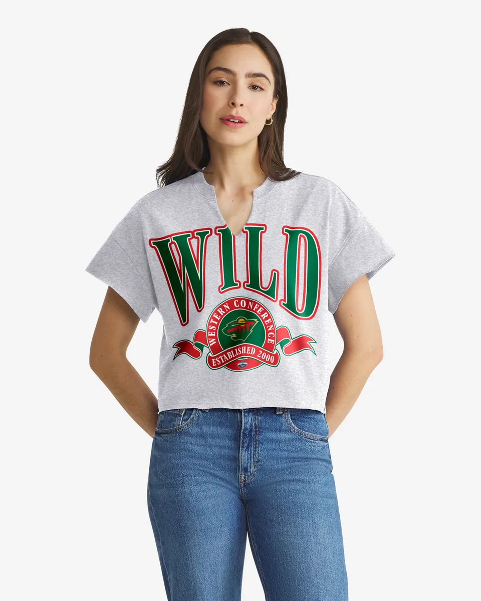 47-brand-wild-banners-out-t-shirt-quartz-grey-damen image 1