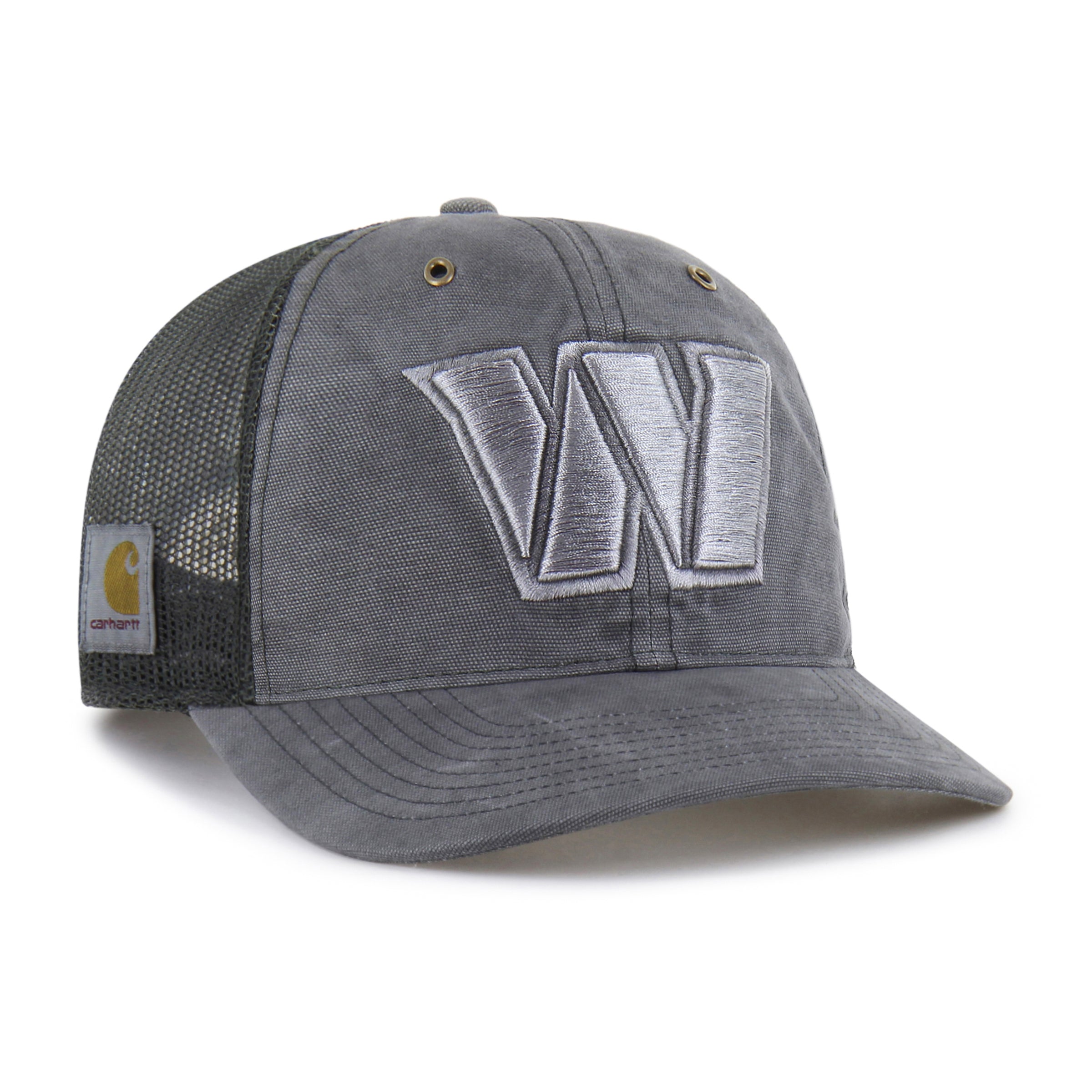 47-brand-washington-commanders-carhartt-trucker-cap-schwarz-snapback image 1