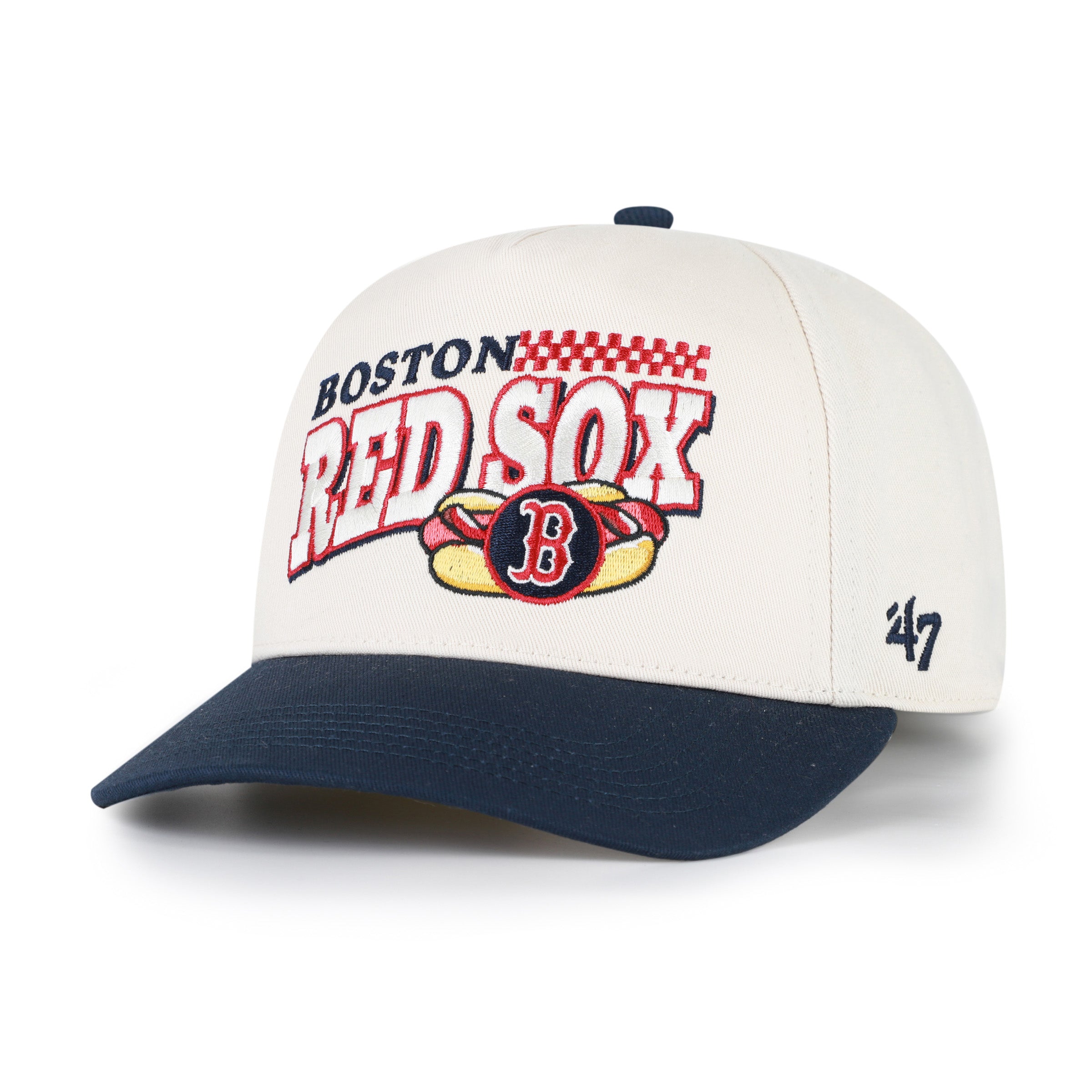 47-brand-boston-red-sox-on-the-grill-hitch-cap-natural image 1