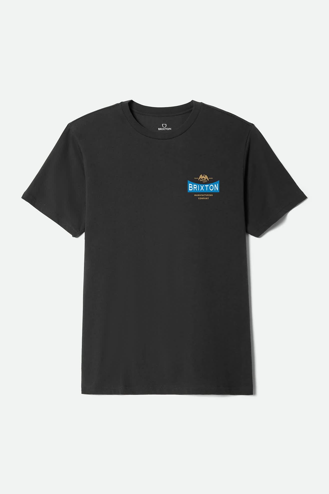 brixton-pinnacle-t-shirt-vintage-black-print-baumwolle image 1