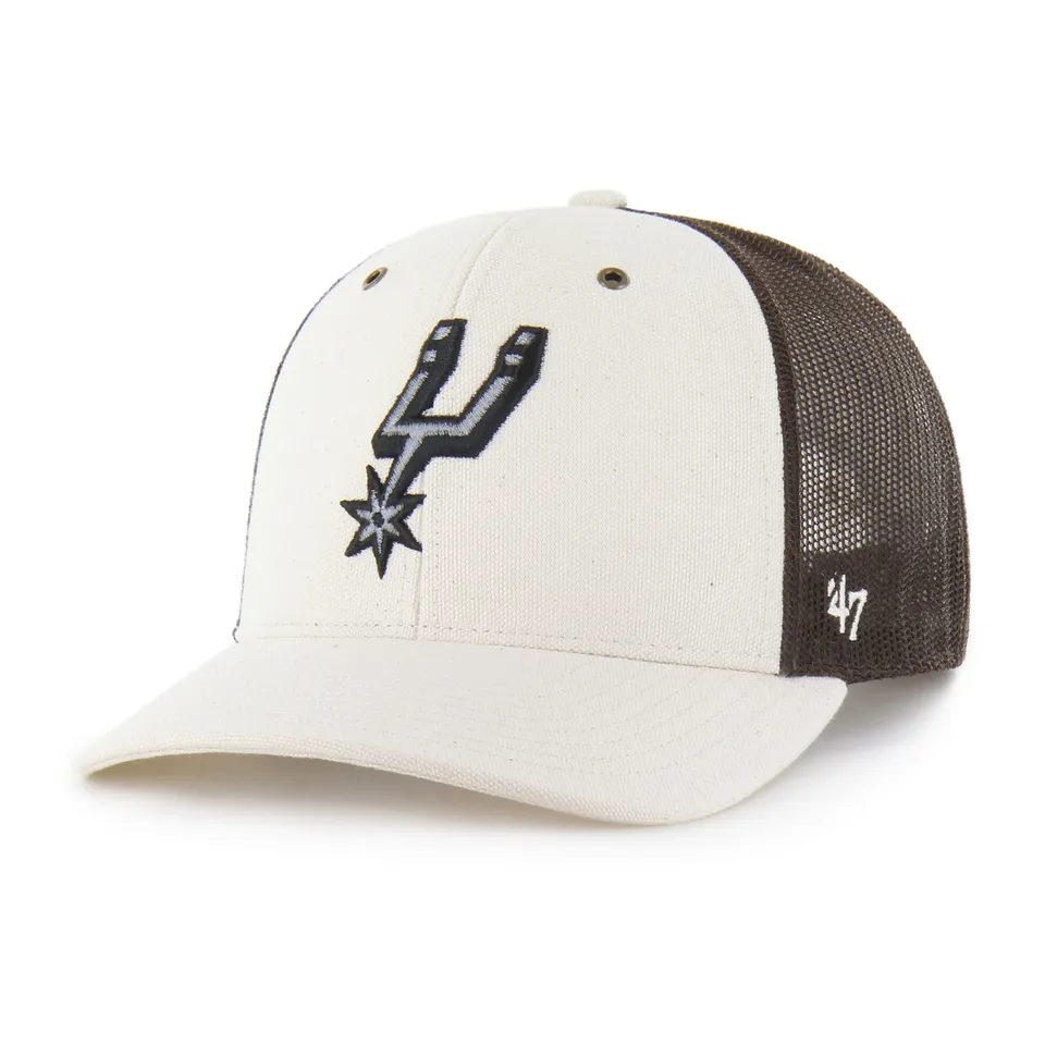 47-brand-47-trucker-san-antonio-spurs-cap-natural-osf image 1