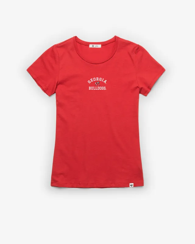 47-brand-frankie-georgia-bulldogs-t-shirt-racer-red-damen image 1