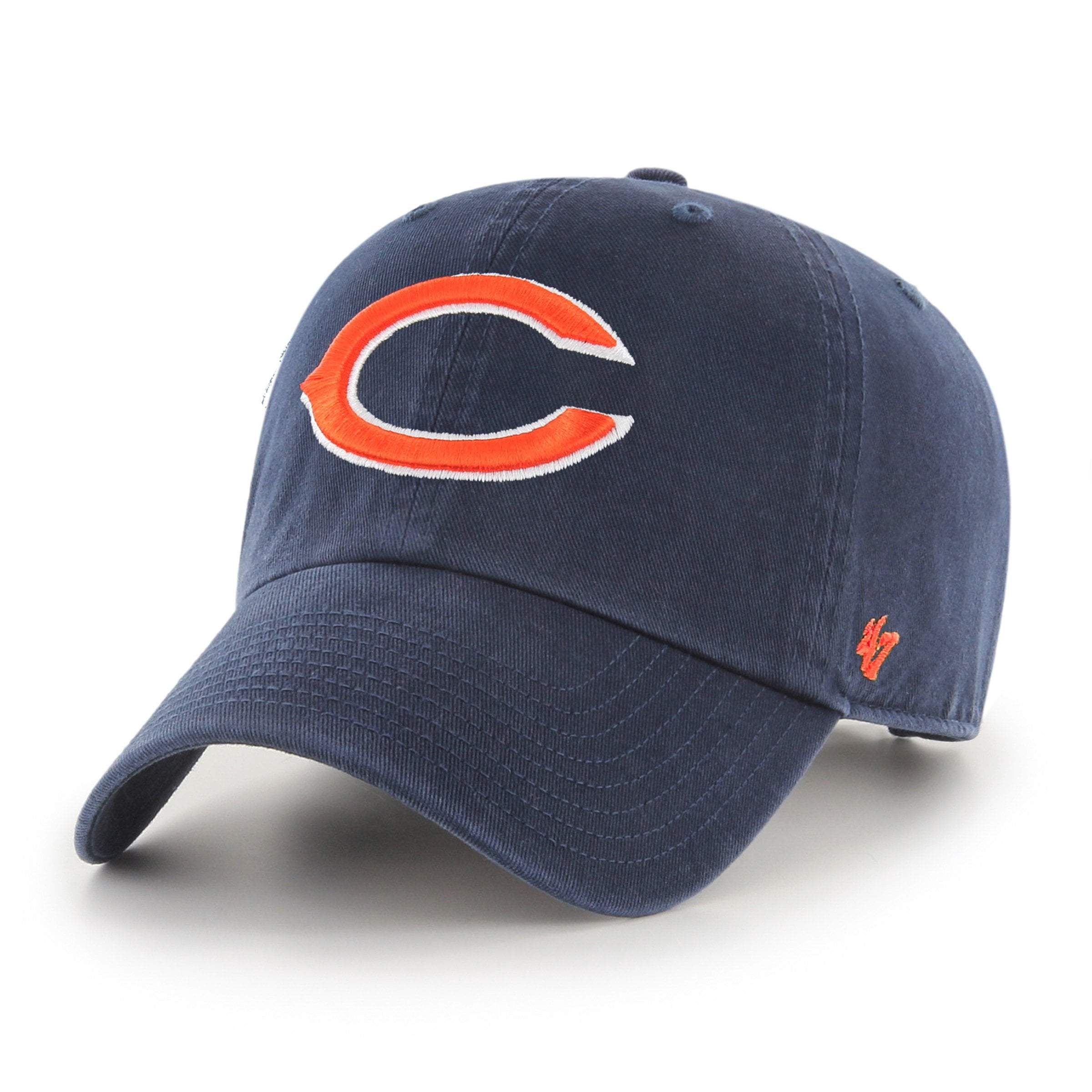 47-clean-up-chicago-bears-cap-blau-verstellbar-baumwolle image 1