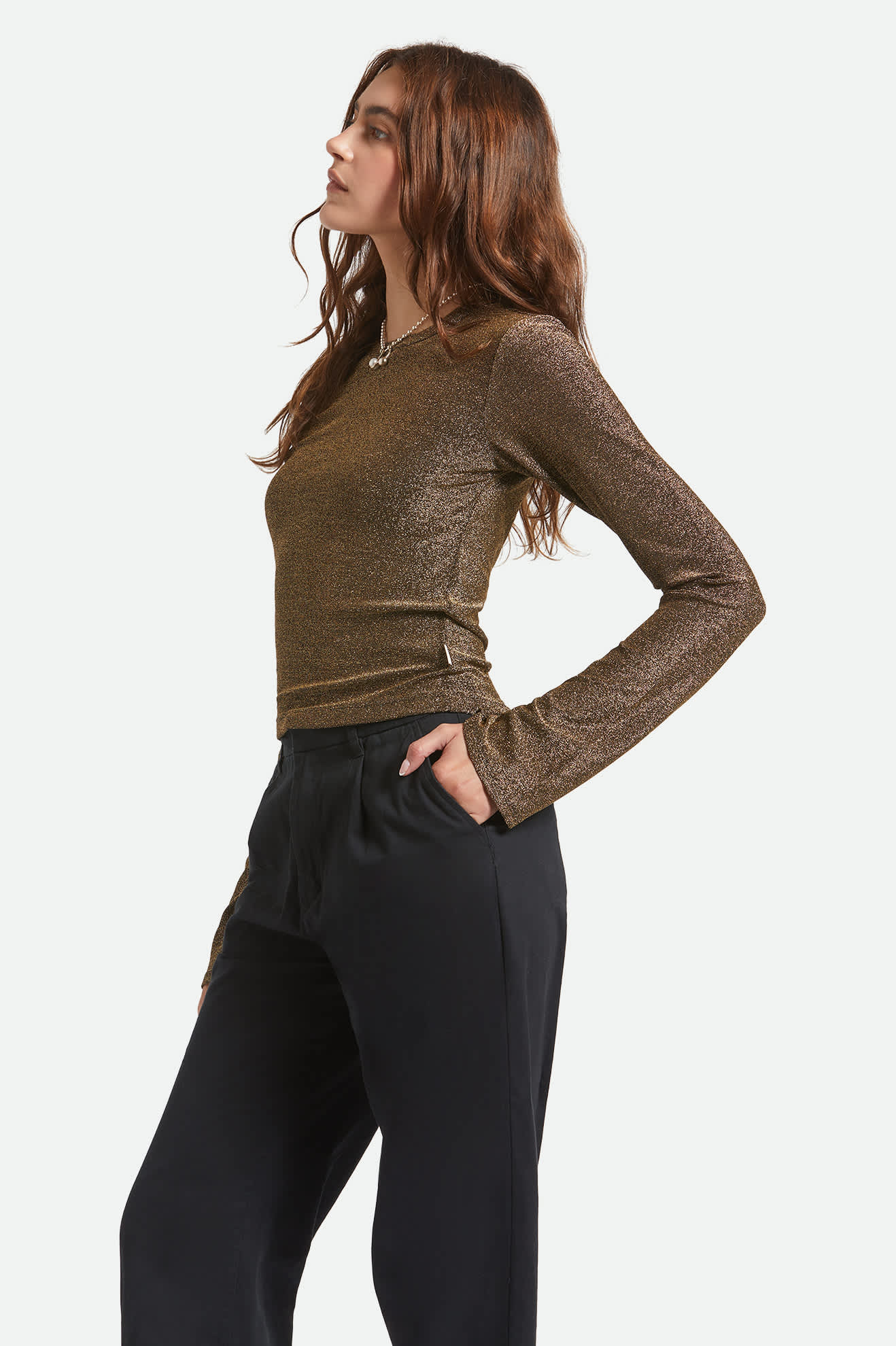 brixton-dolly-slim-l-s-knit-langarmshirt-gold-metallic image 3