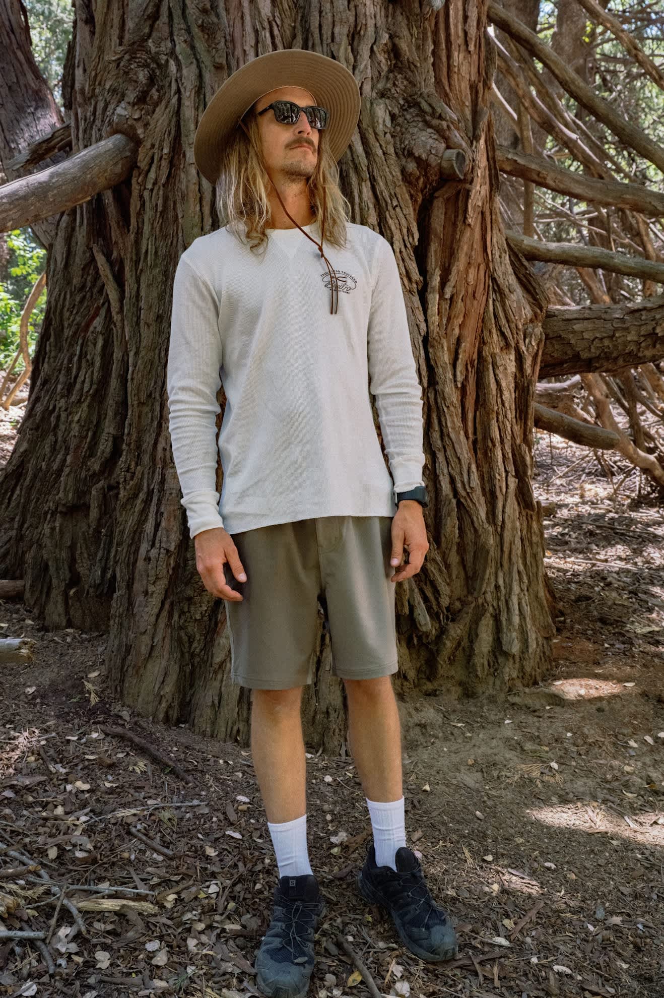 brixton-journey-active-short-dark-olive-stretch image 4