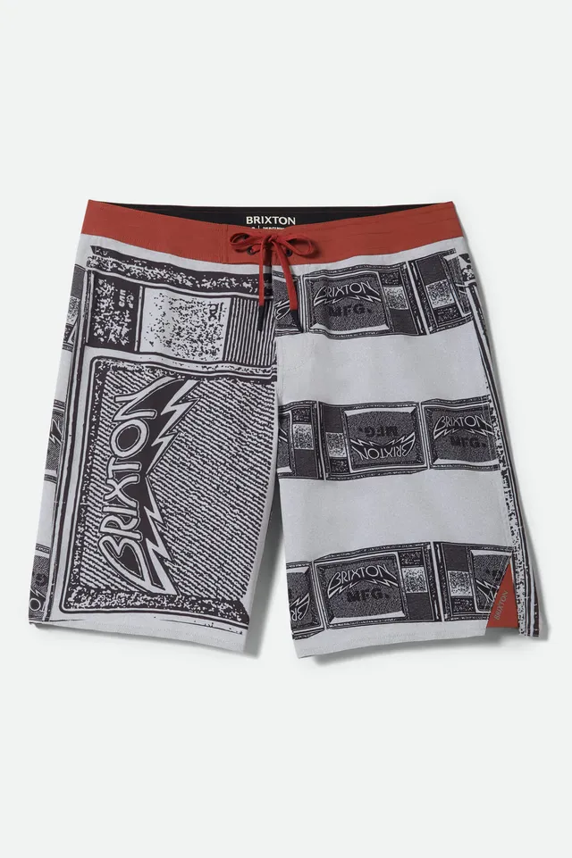 brixton-blitz-boardshort-21-tv-checker-badehose-herren image 1