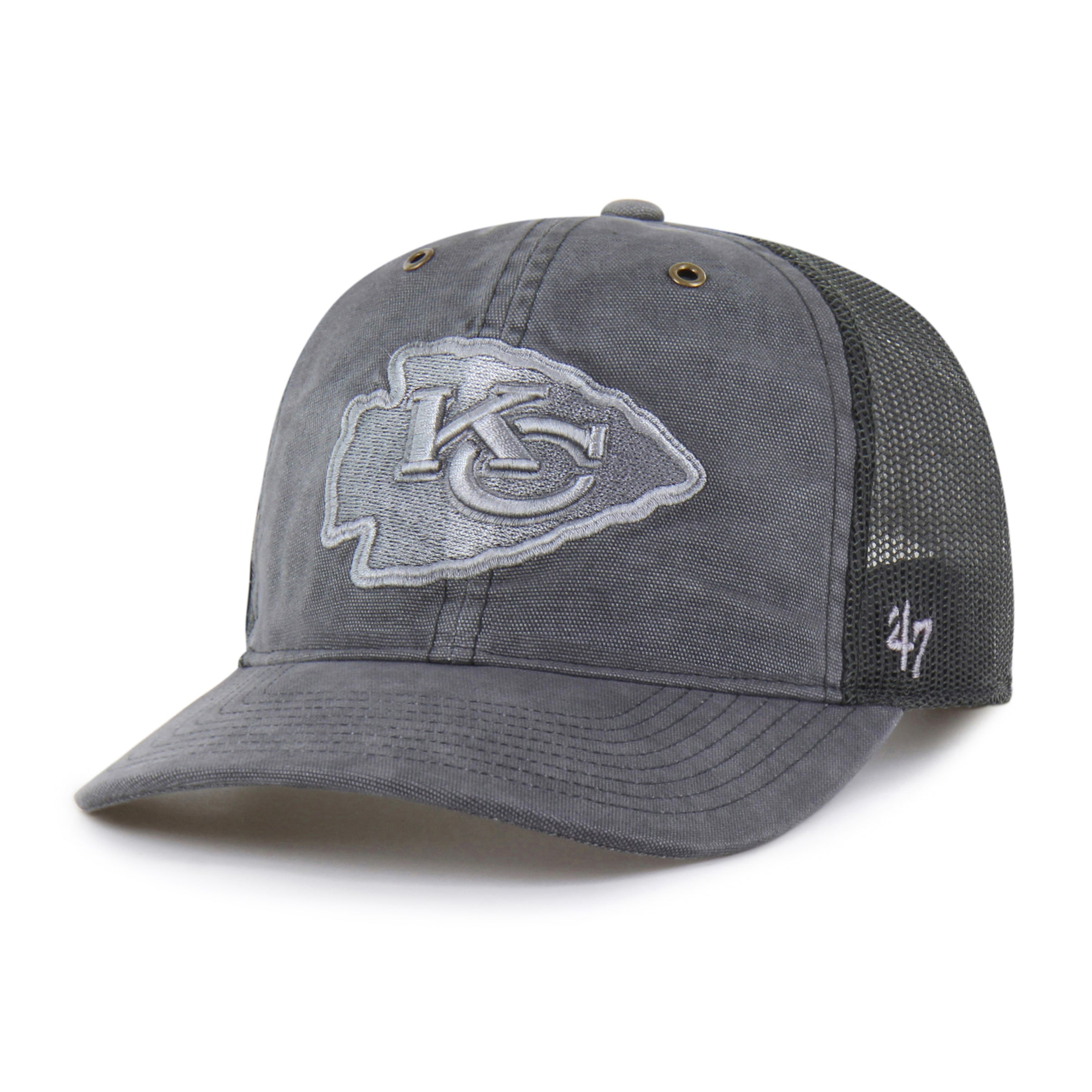 47-brand-47-trucker-kansas-city-chiefs-cap-schwarz-mesh image 4